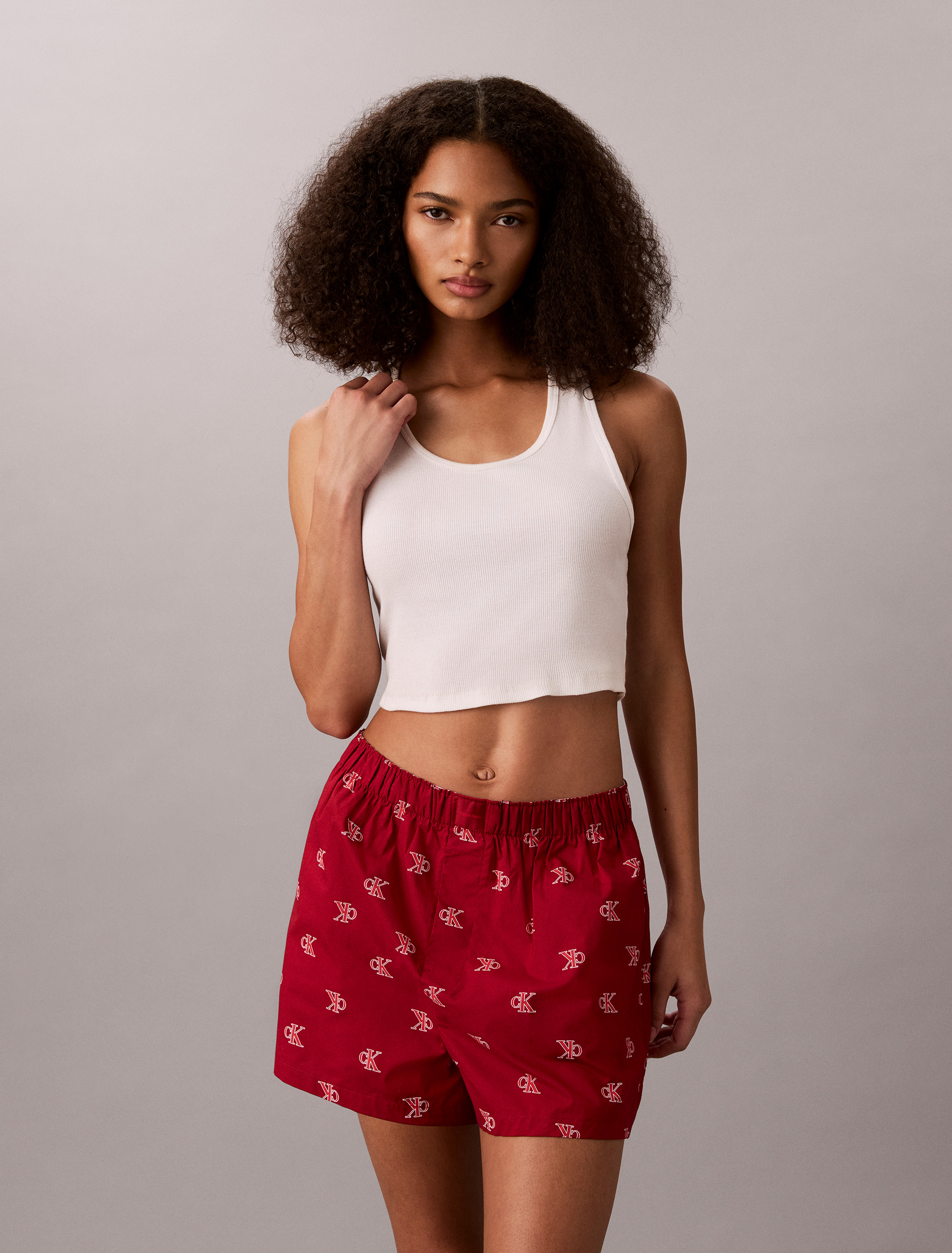 Cotton Poplin Pyjama Shorts