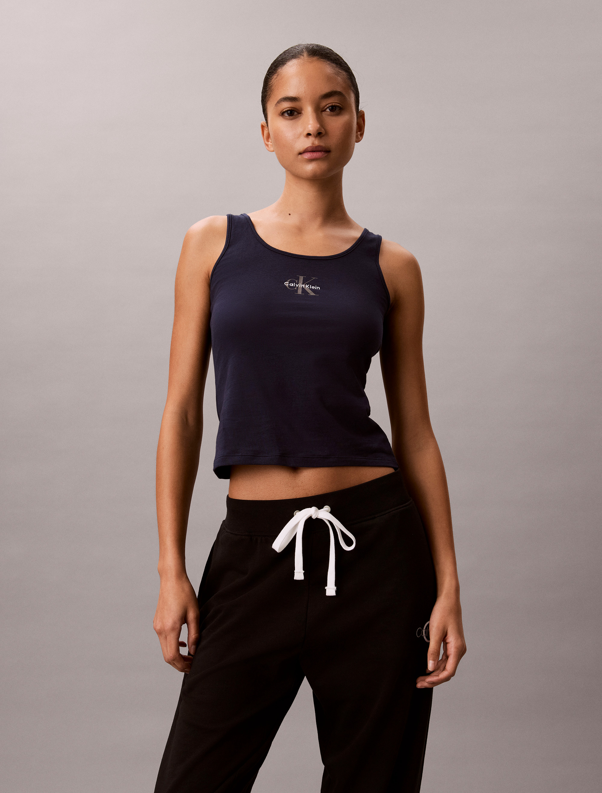 Cotton Stretch Lounge Tank Top