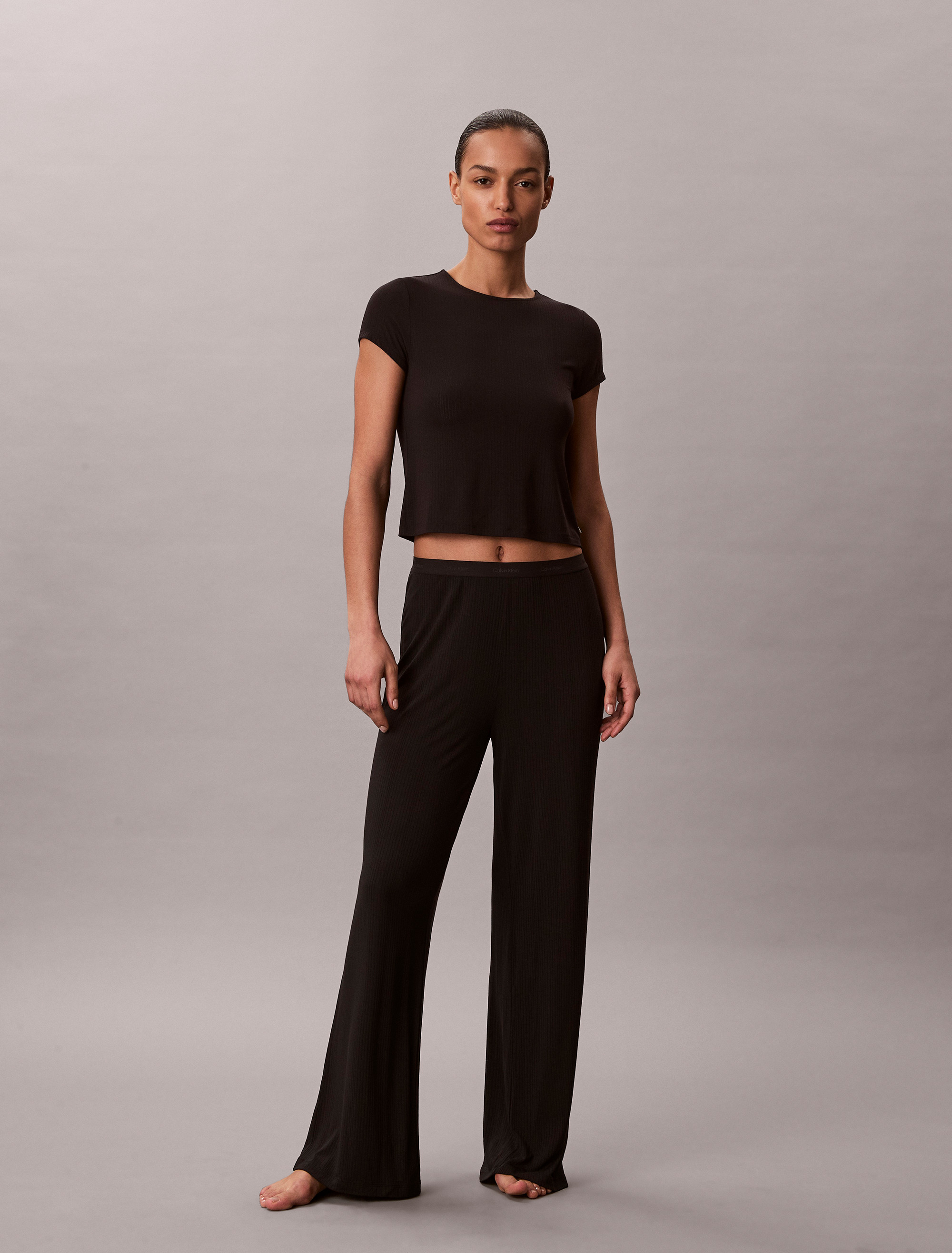 Modal Stretch Drop Needle Baby Tee