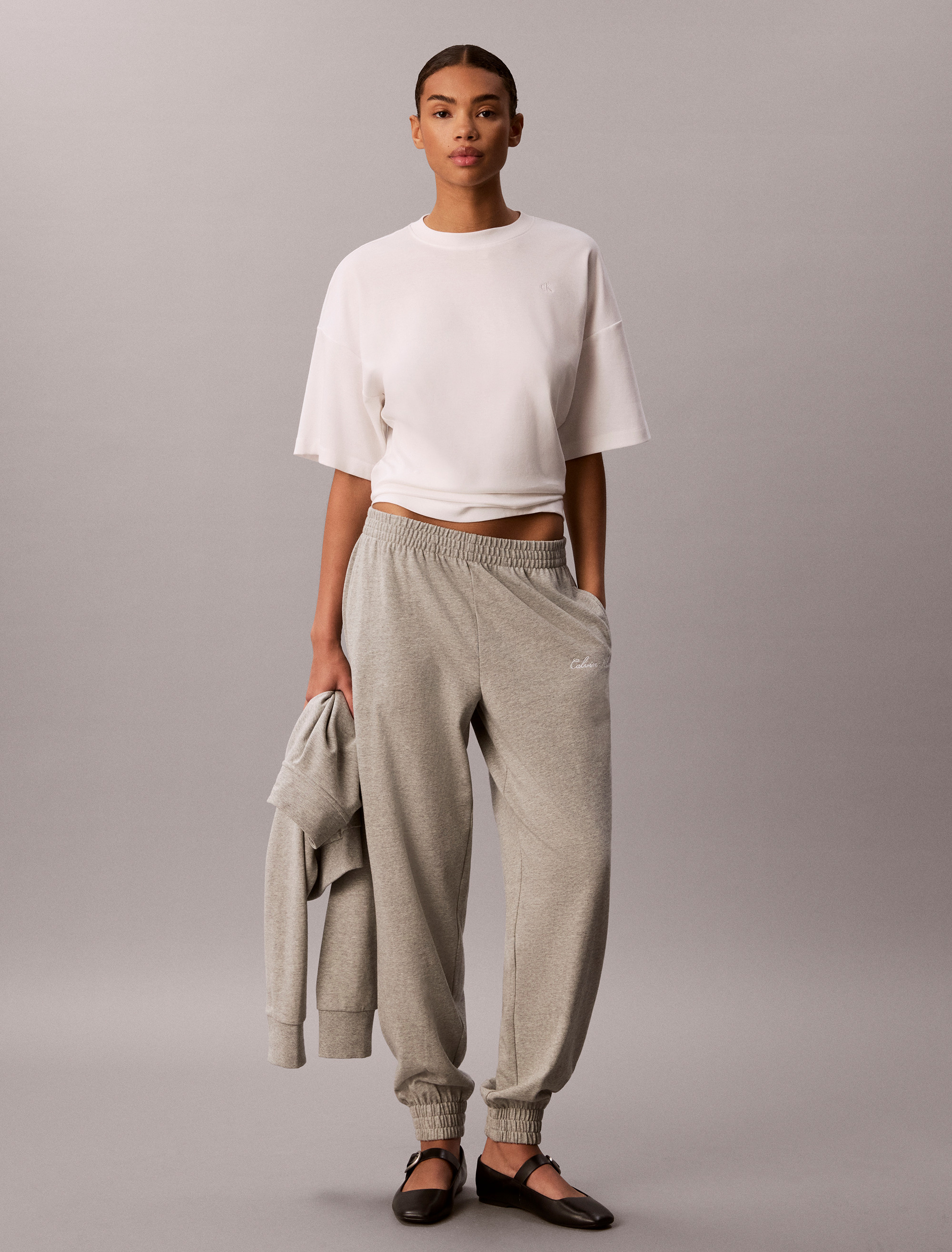 Logo Cotton Jersey Sleep Sweatpants