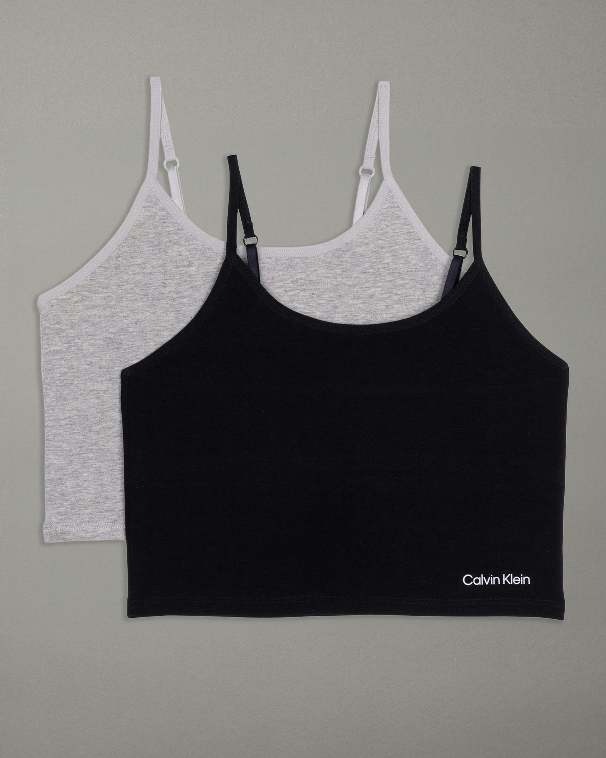 Girls Pack Shelf Bra Camis Calvin Klein