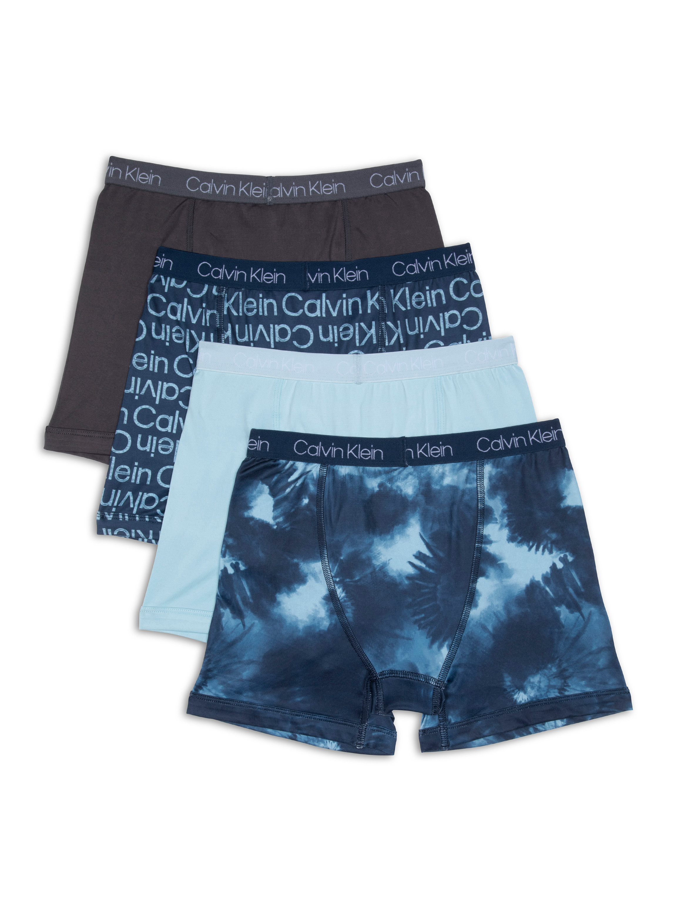 Boys Recycled 4Pack Boxer Briefs Calvin Klein