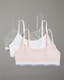 Girls 3 Pack Cropped Bralettes