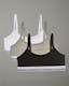 Girls 3 Pack Cropped Bralettes