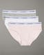 Girls Monogram Basics 3 Pack Bikini Briefs