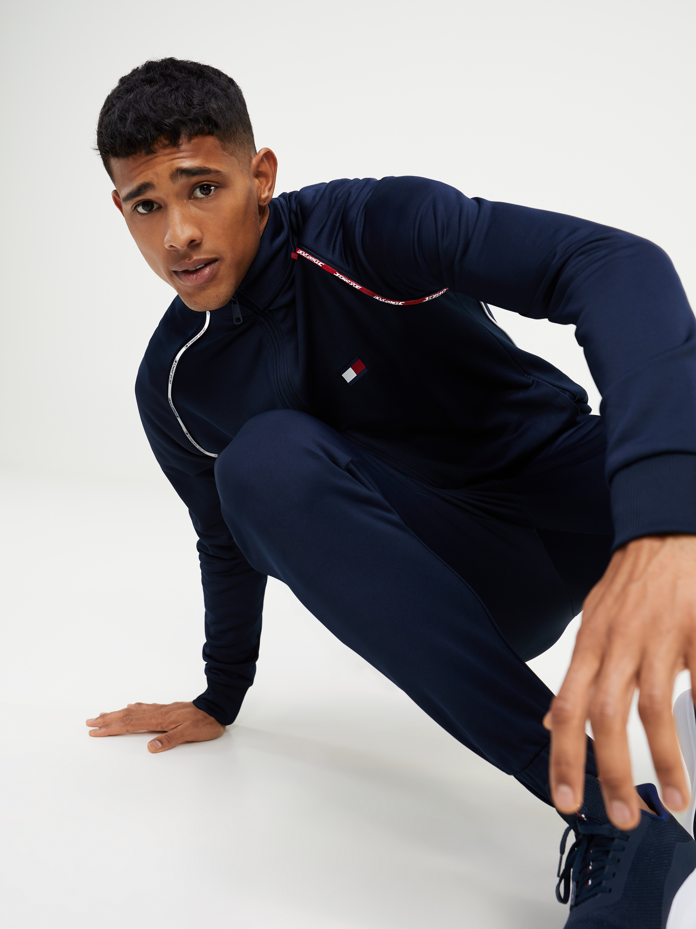 Piping Track Jacket Sweatshirts Hoodies Tommy Hilfiger