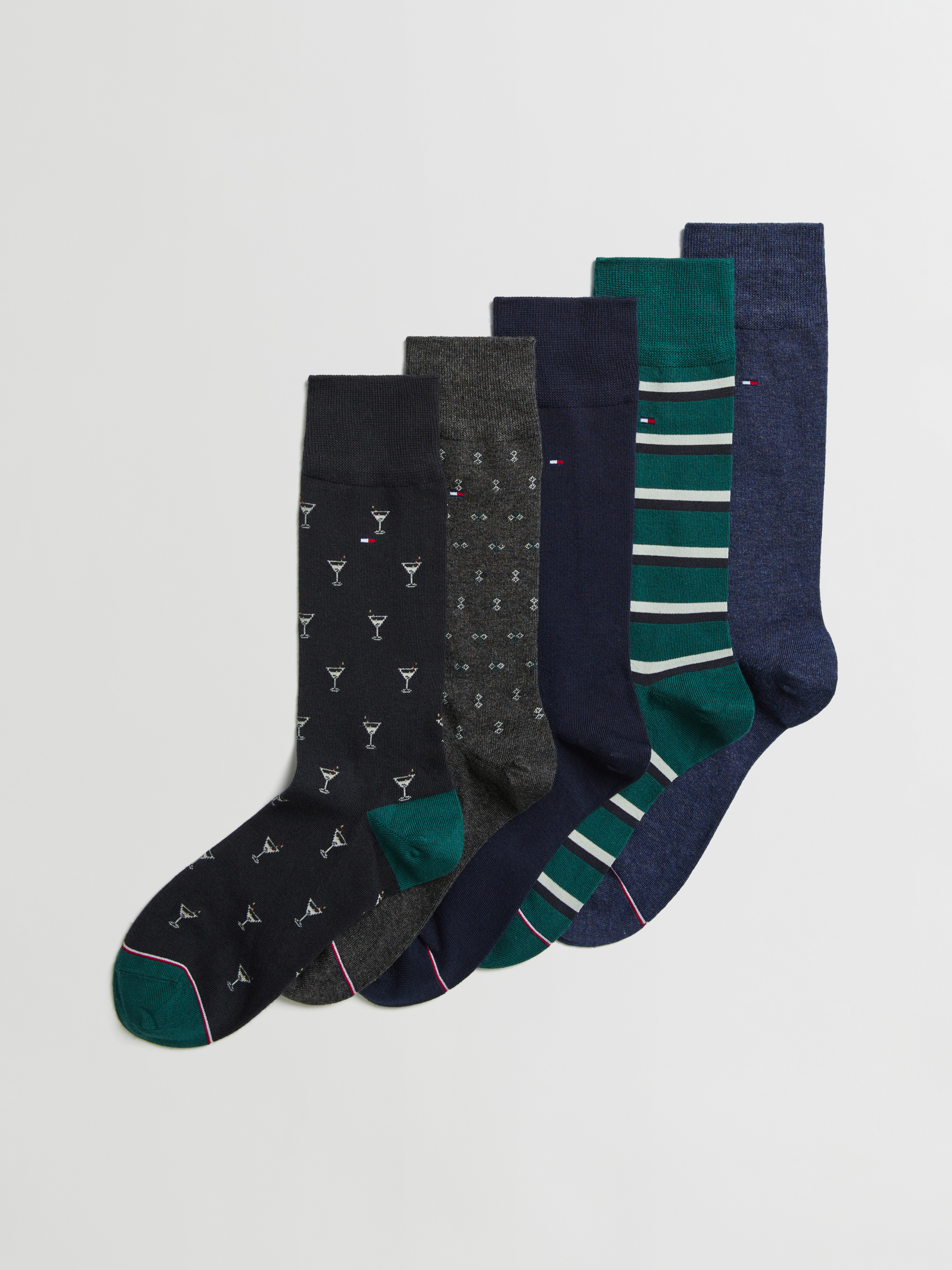 5-Pack Crew Dress Socks