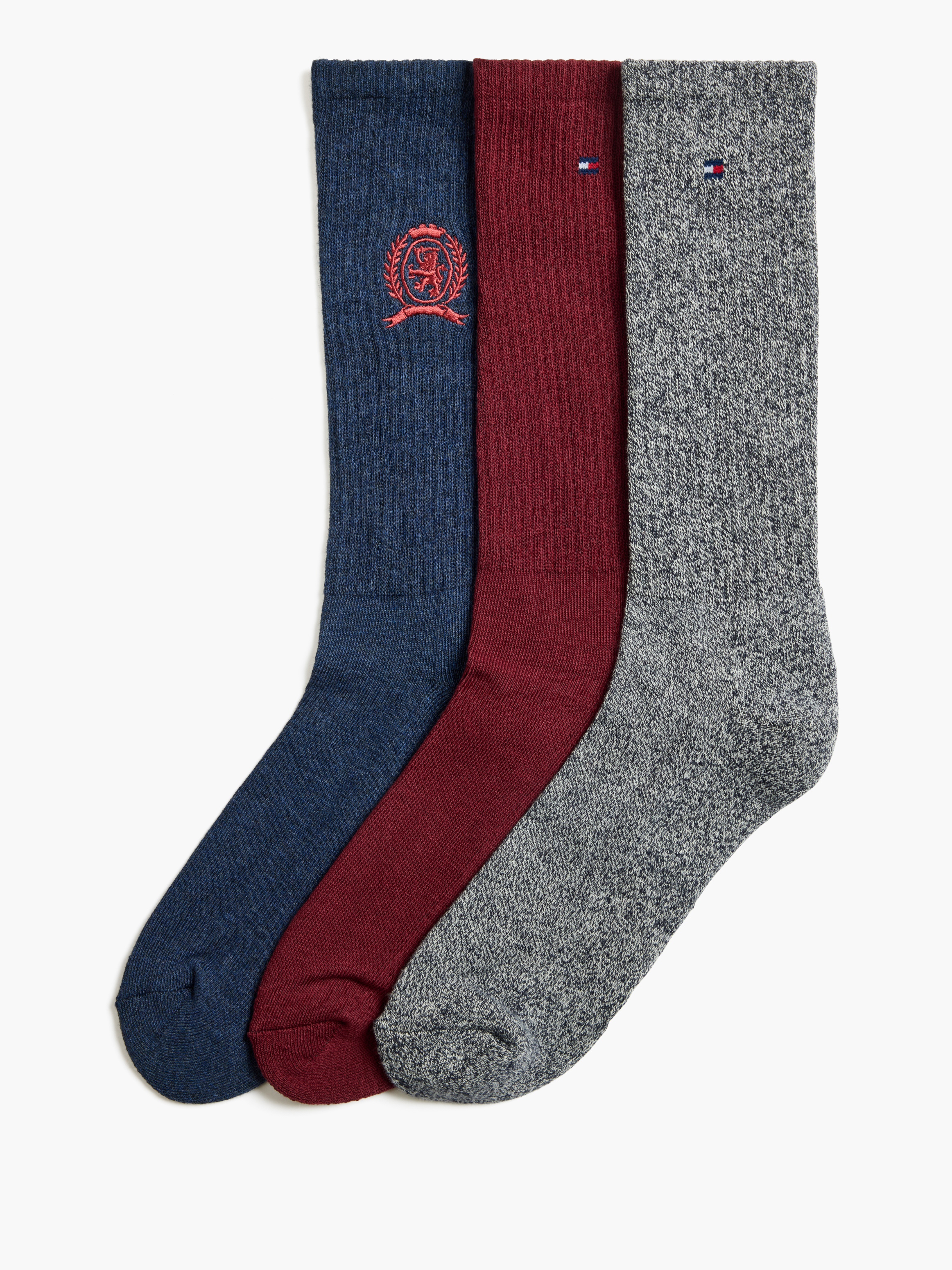 3-Pack Casual Crew Socks