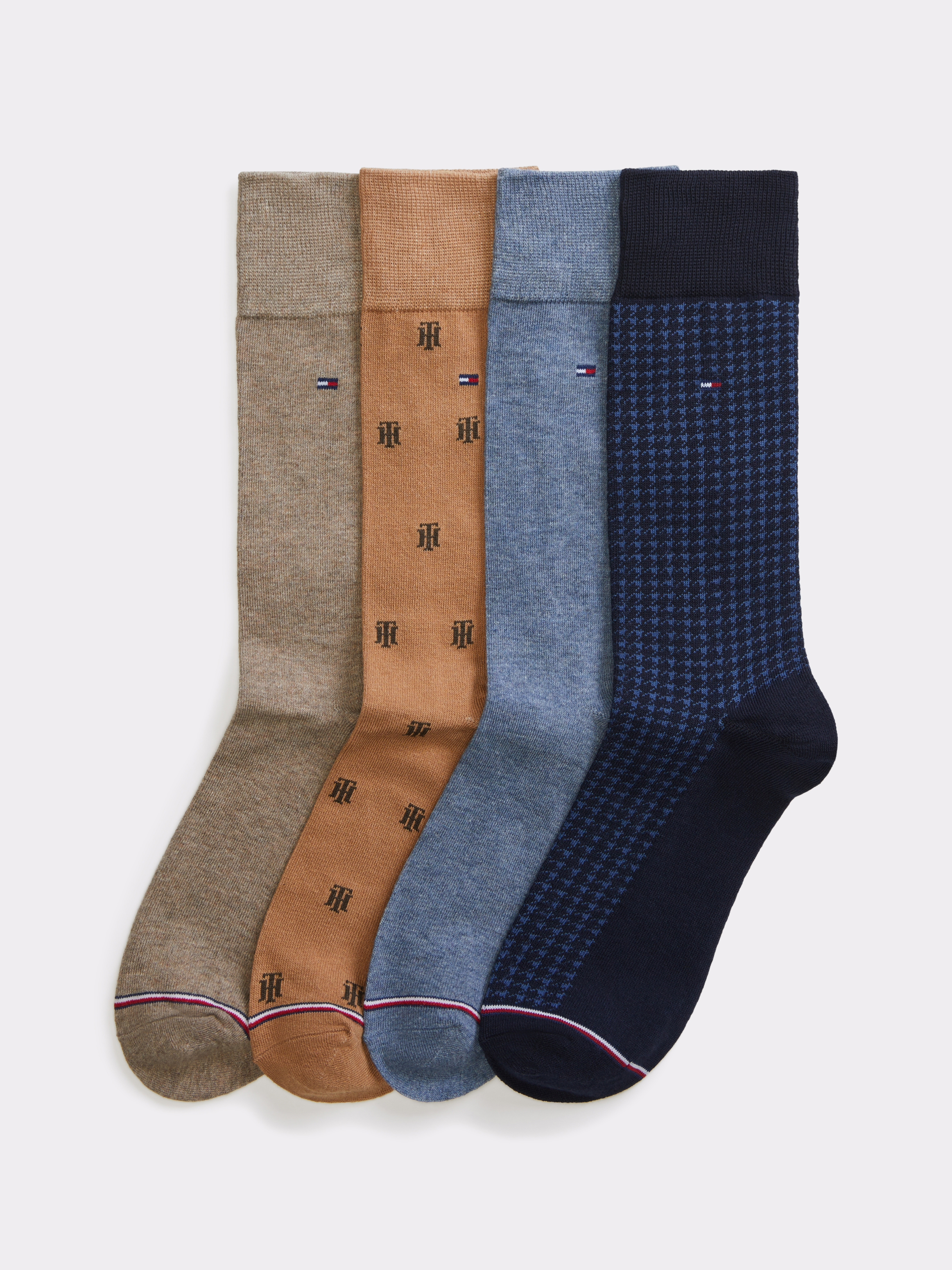 4-Pack Dress Crew Socks