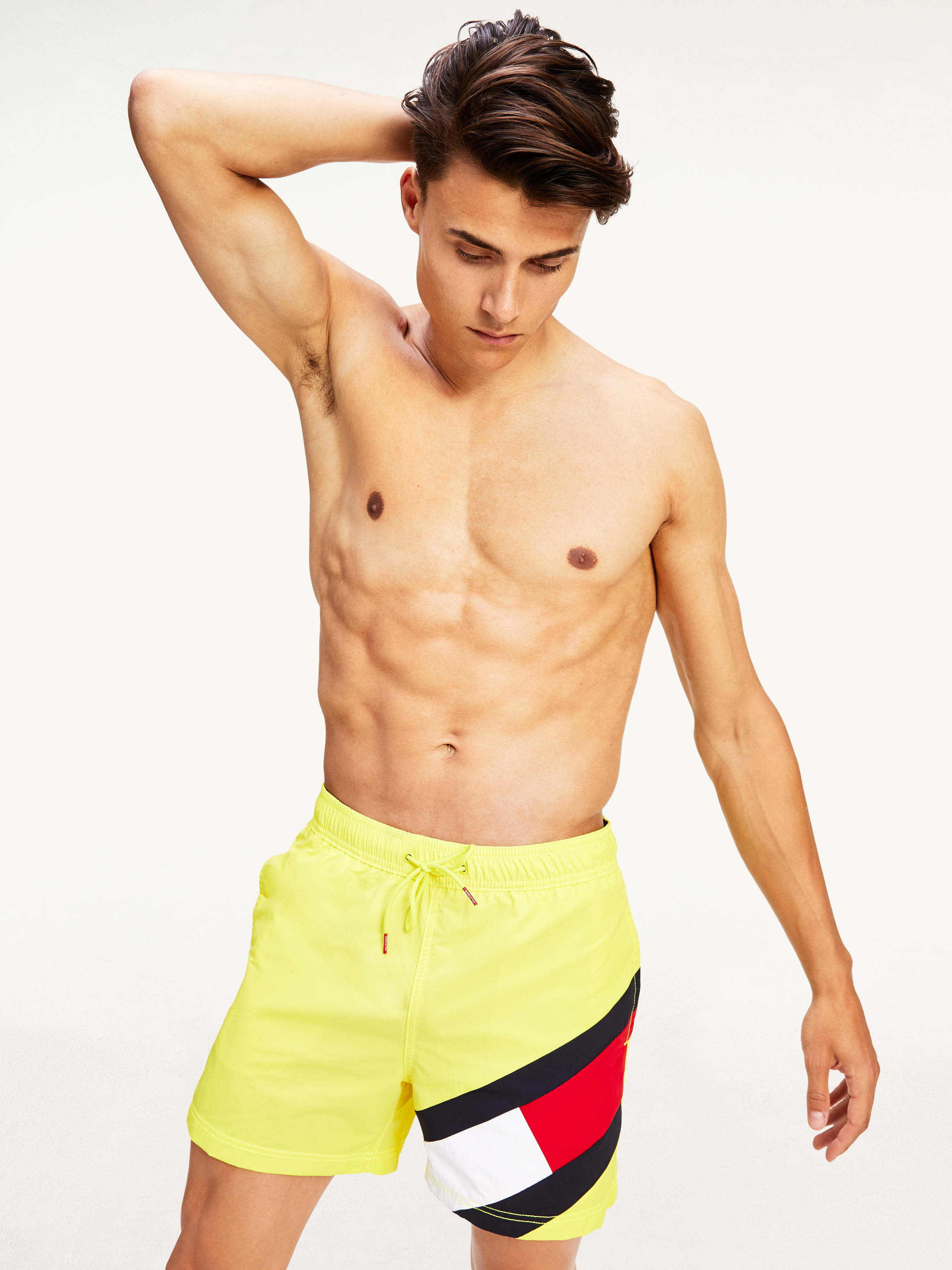 Yellow tommy shop hilfiger swim shorts