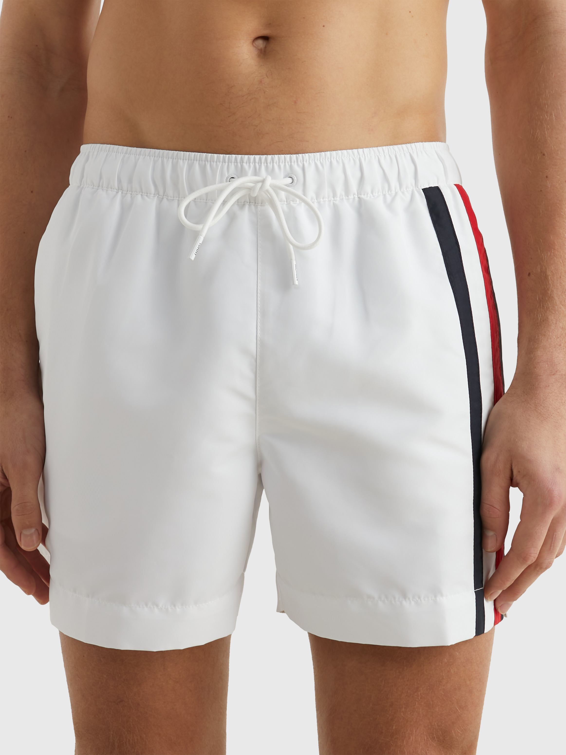 White tommy hilfiger swim 2024 shorts