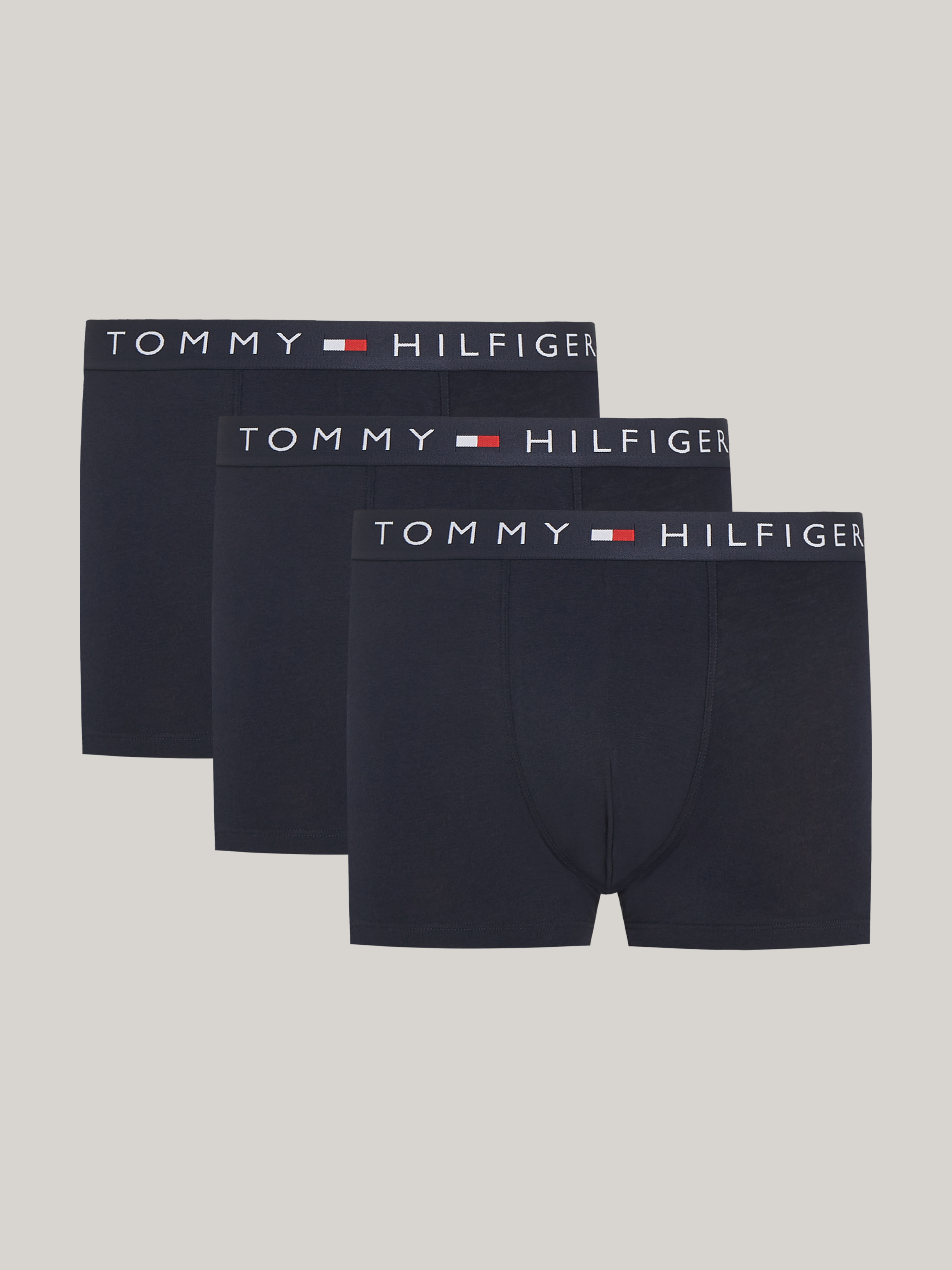 3 Pack TH Original Logo Waistband Trunks Underwear Tommy Hilfiger