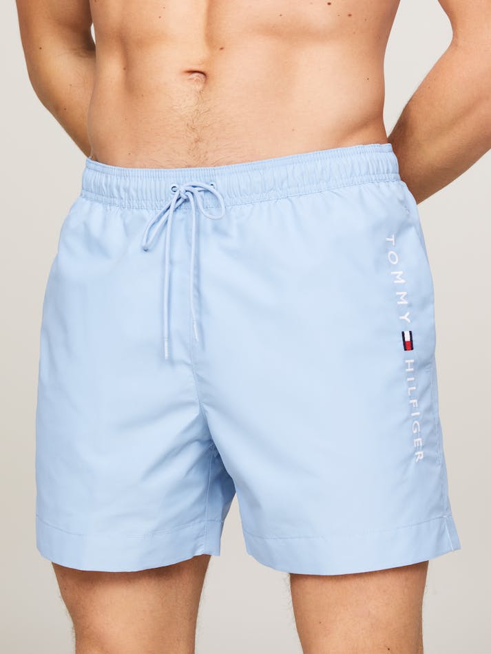 Original Logo Mid Length Swim Shorts Swimwear Tommy Hilfiger