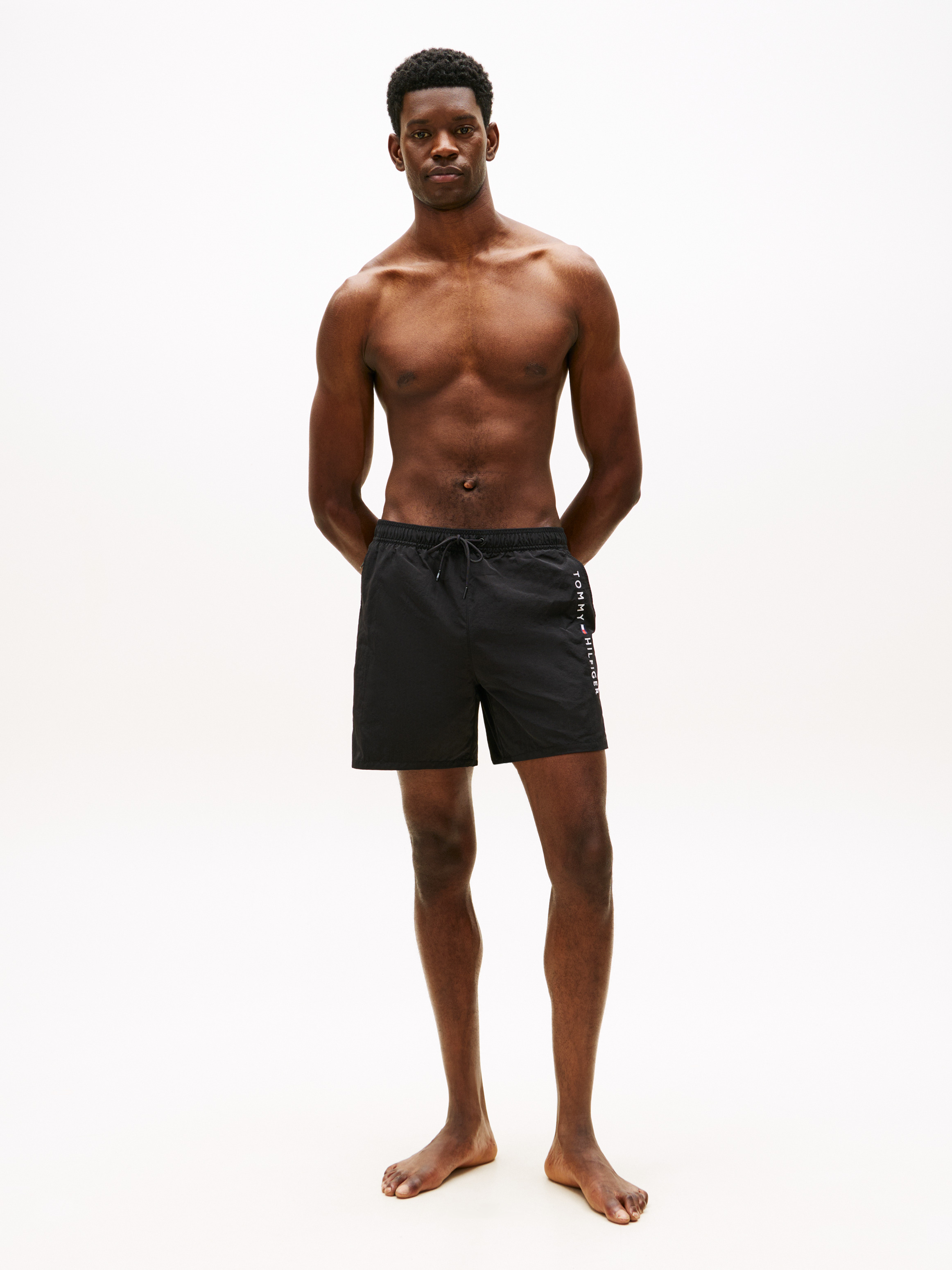 Original Logo Mid Length Swim Shorts