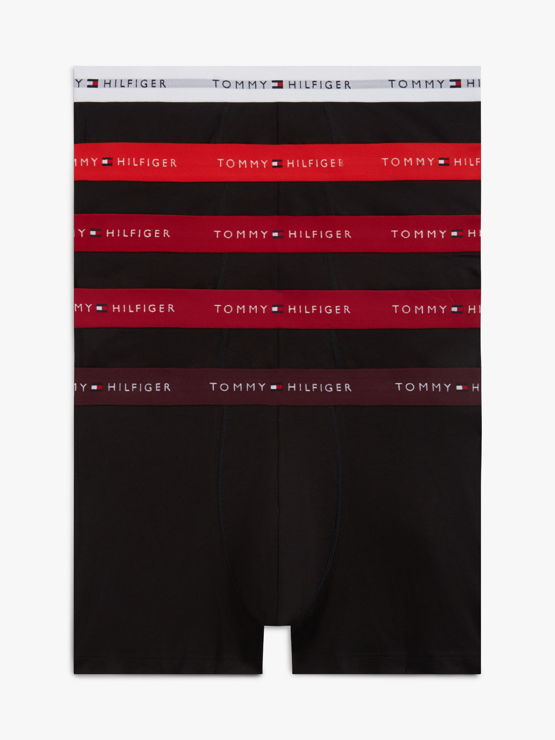 5-Pack Signature Repeat Logo Waistband Trunks