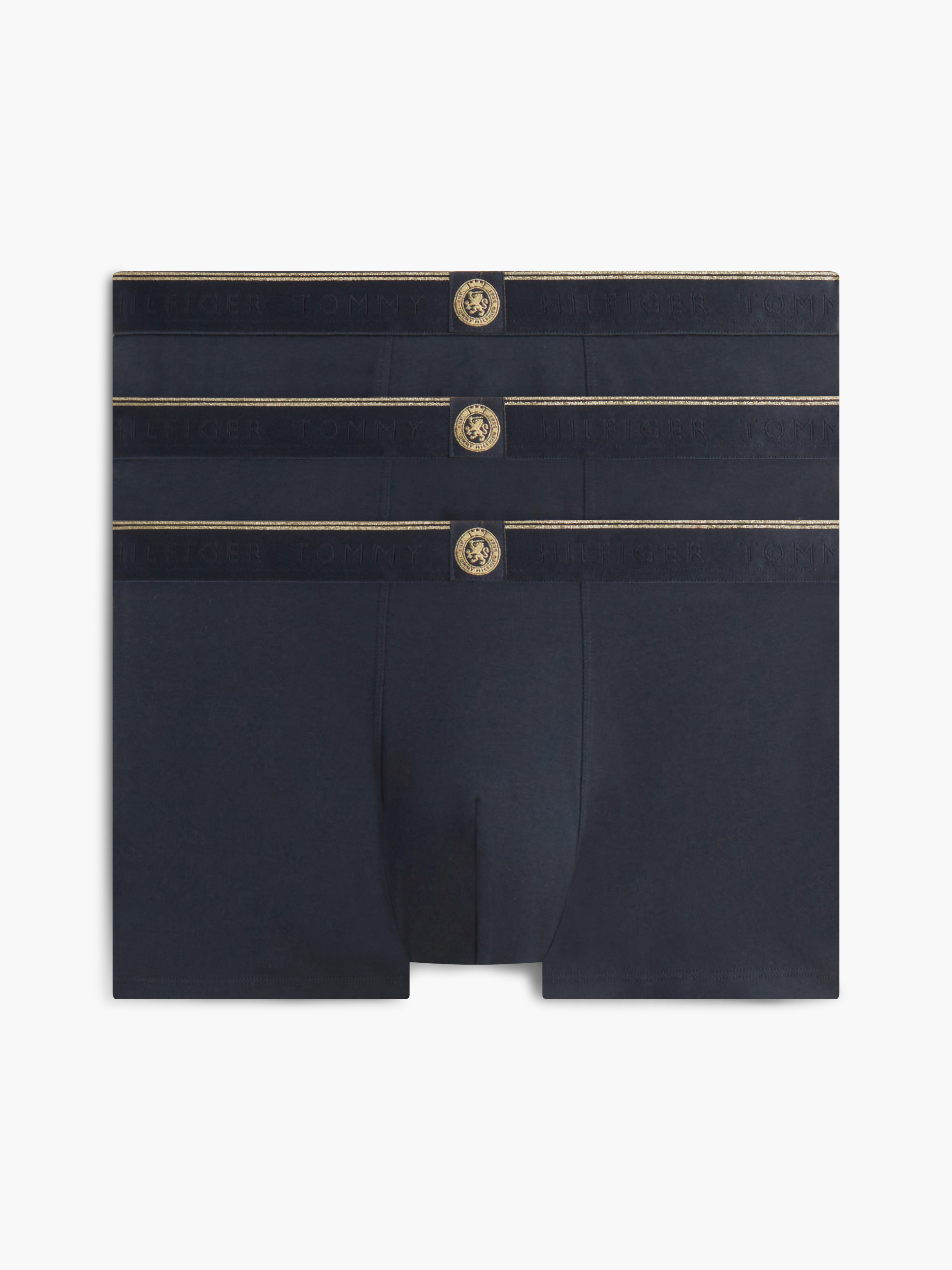 3-Pack Crest Logo Waistband Trunks
