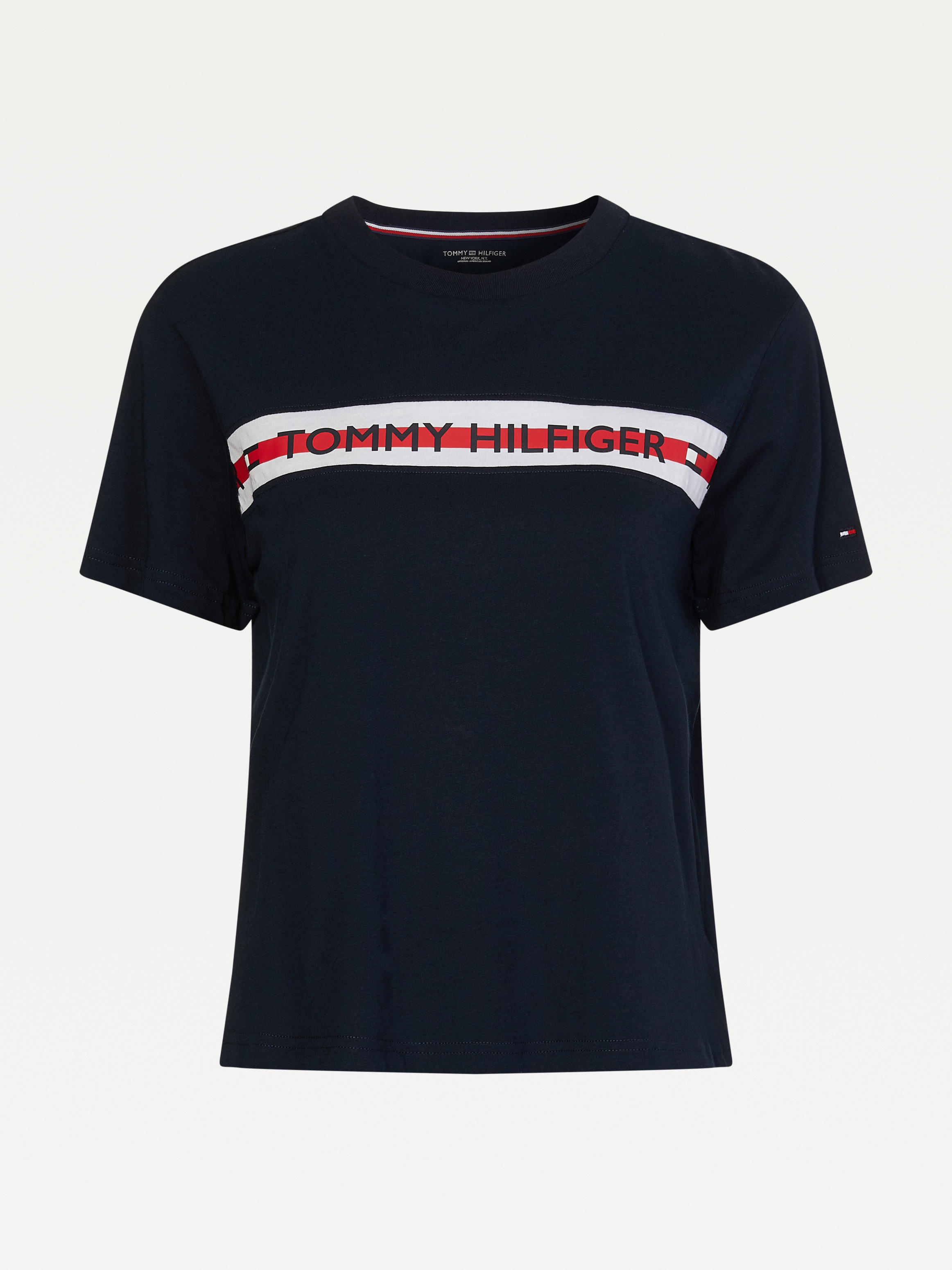 Tommy hilfiger tape t shirt sales