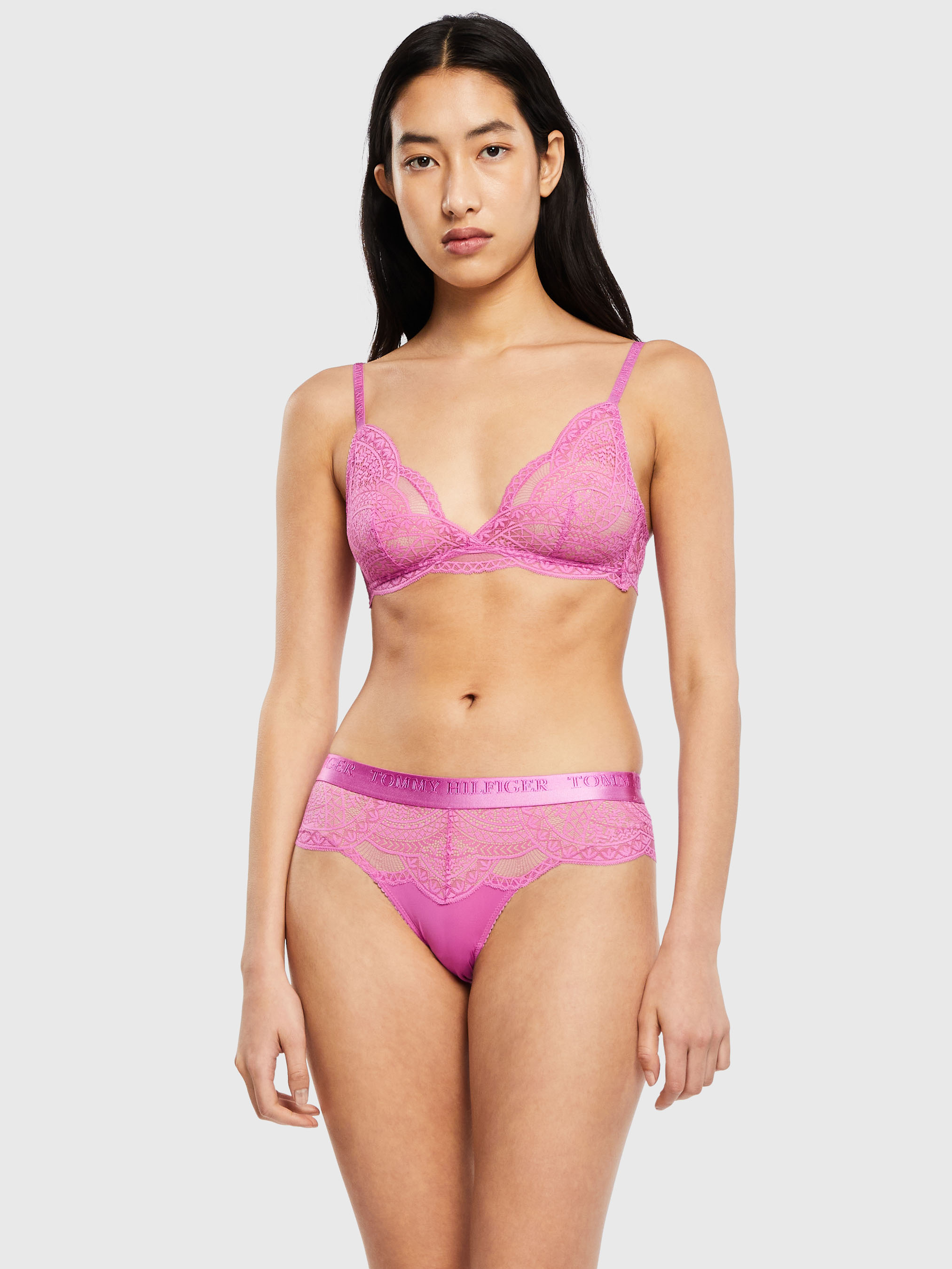 Pink tommy sales hilfiger bra