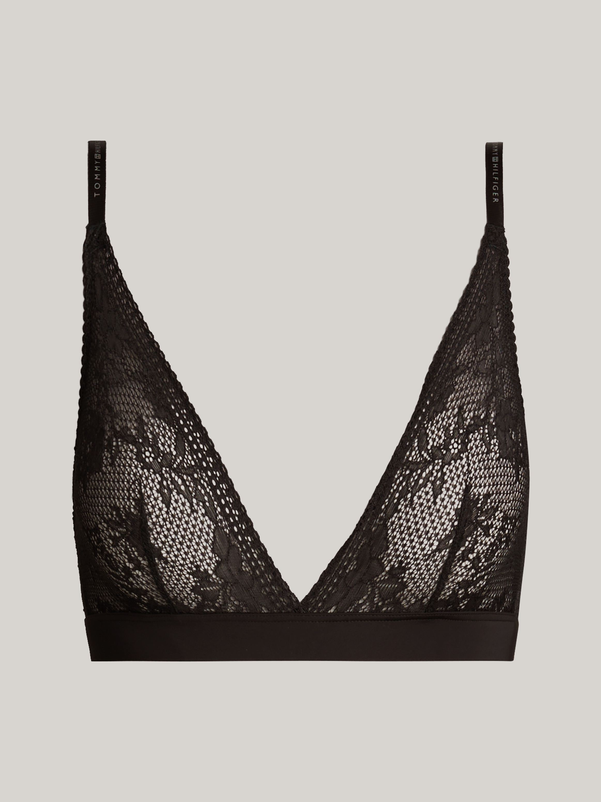 ブラジャー＆ショーツ   Unlined Triangle Bralette Black QF7204-UB1 Nensi Dojaka for Calvin Klein Mesh Triangle Bra - Black