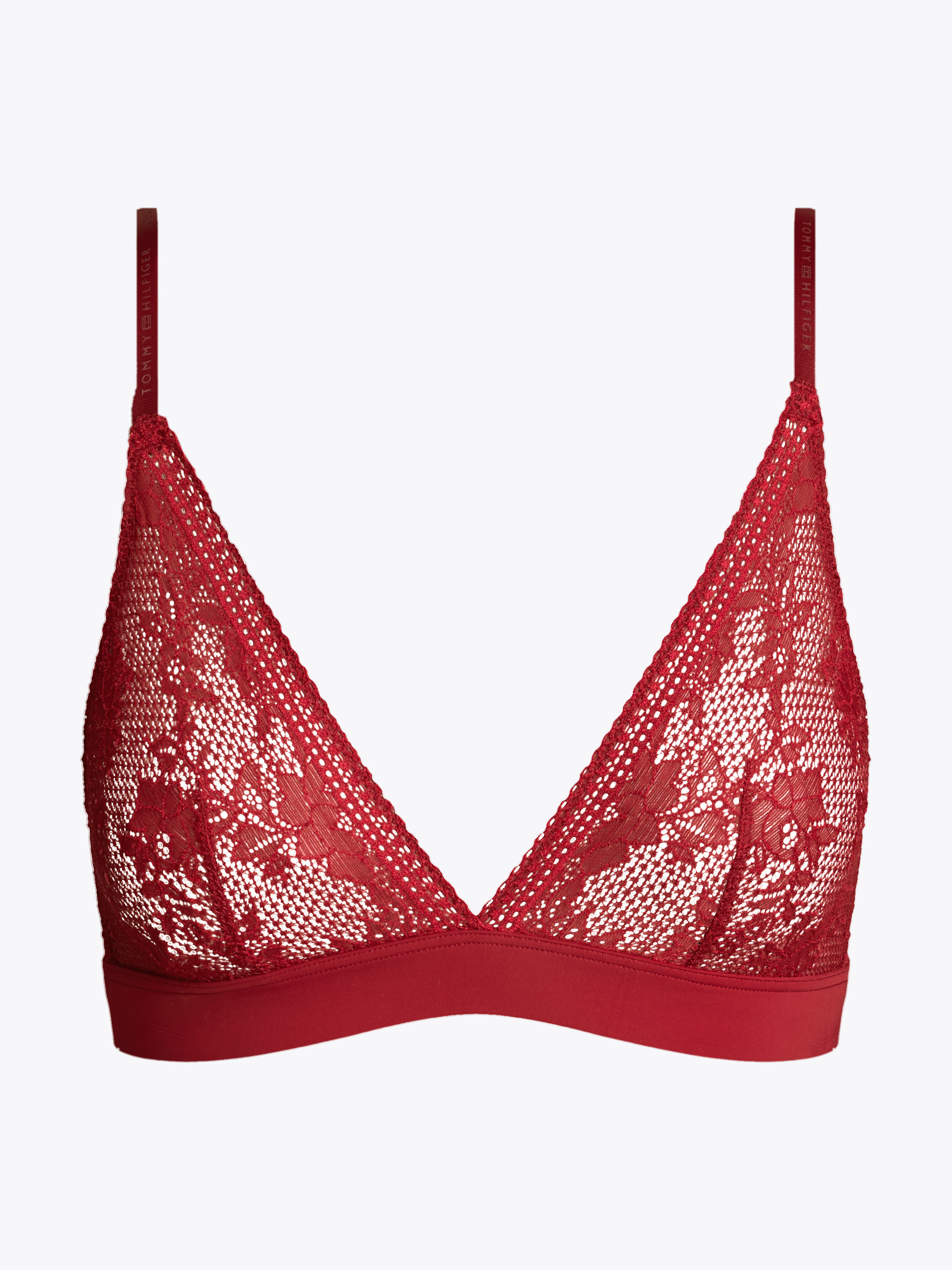 Unlined Lace Triangle Bra | Underwear | Tommy Hilfiger