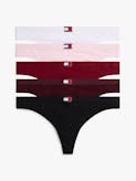 5-Pack Logo Waistband Thongs
