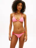 Essential Print Side Tie Bikini Bottoms