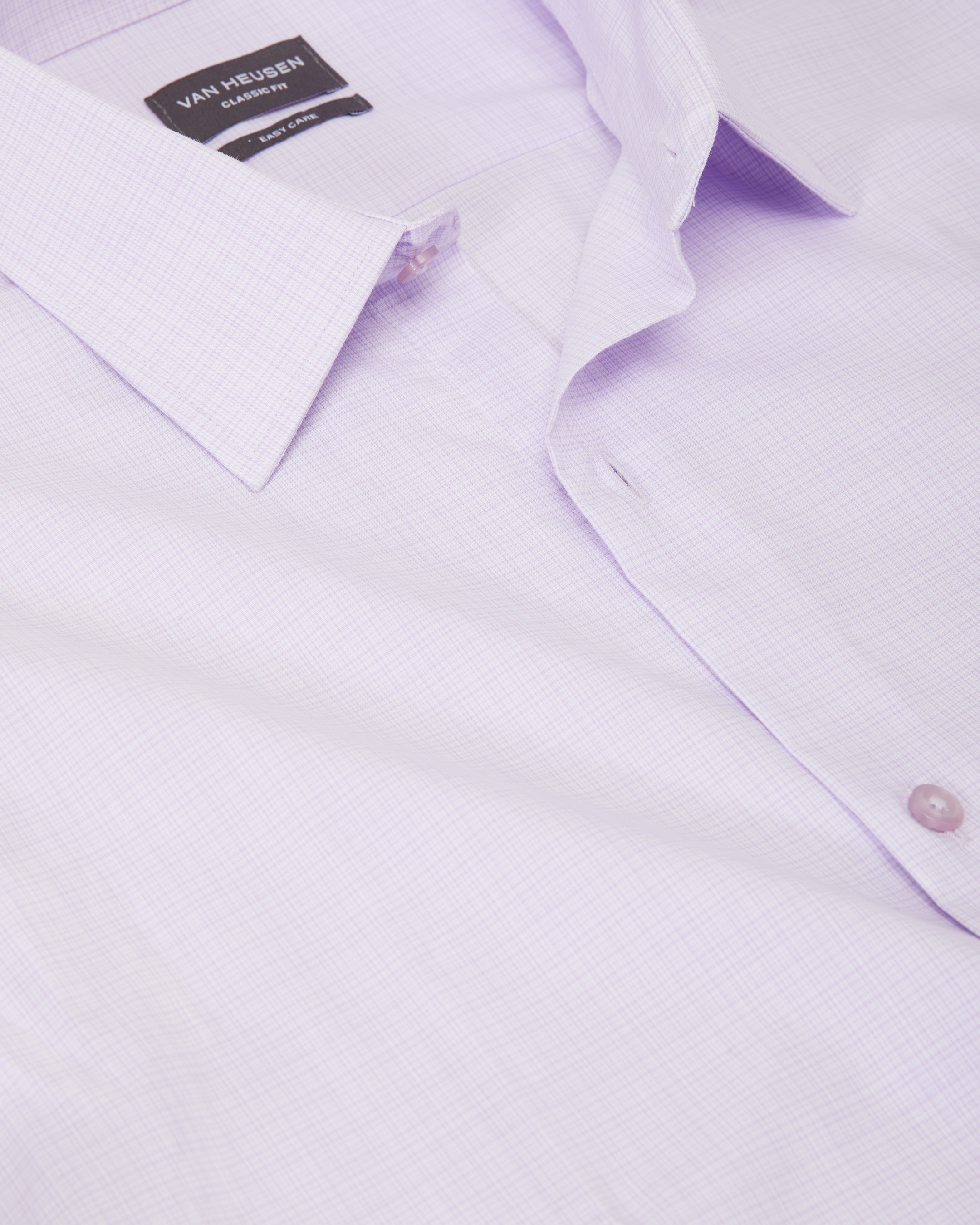 Van heusen purple dress shirt sales