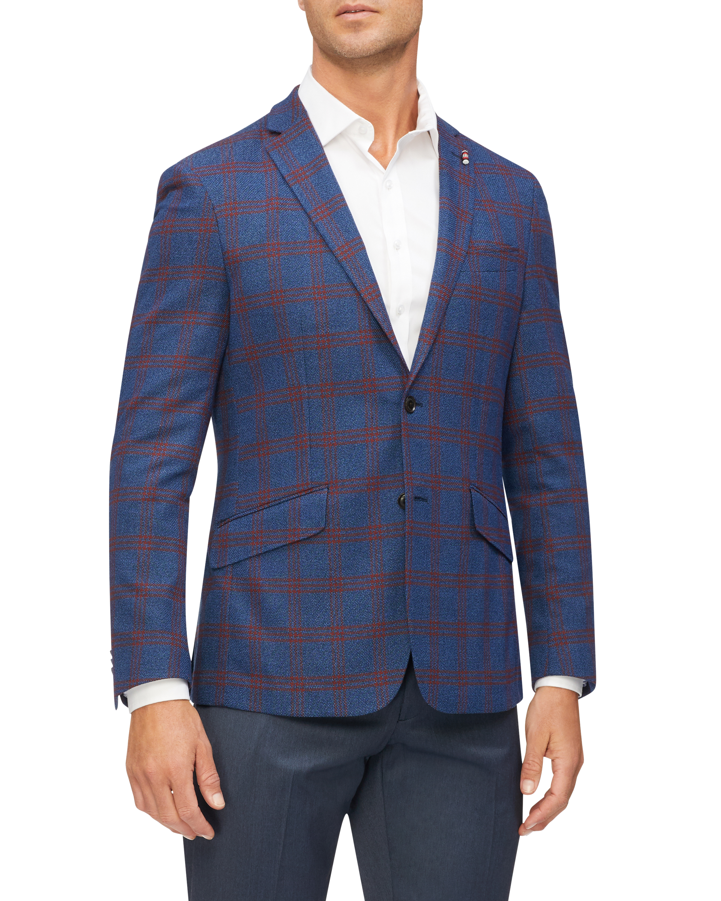 van heusen light blue blazer