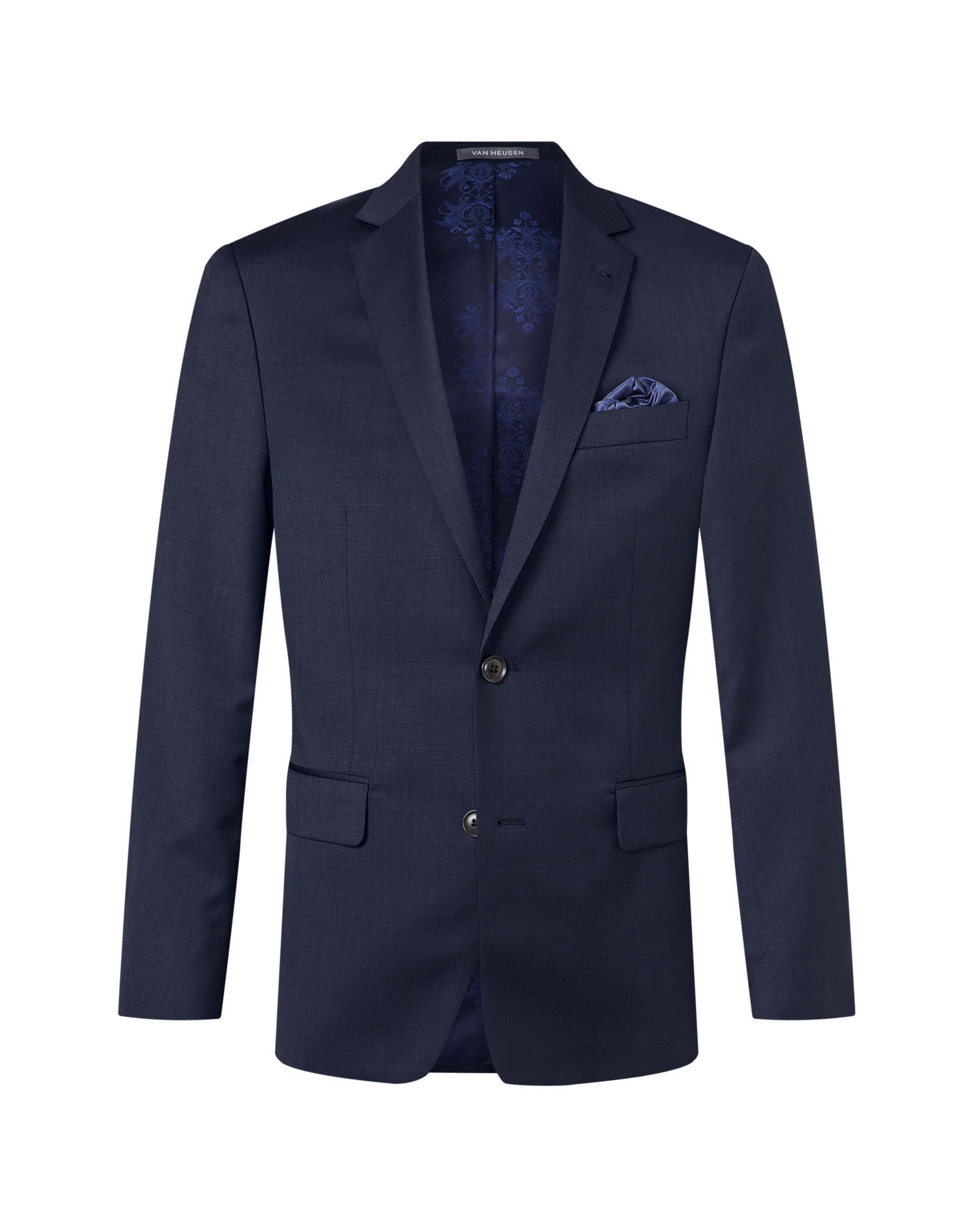 Van heusen sale blue check suit