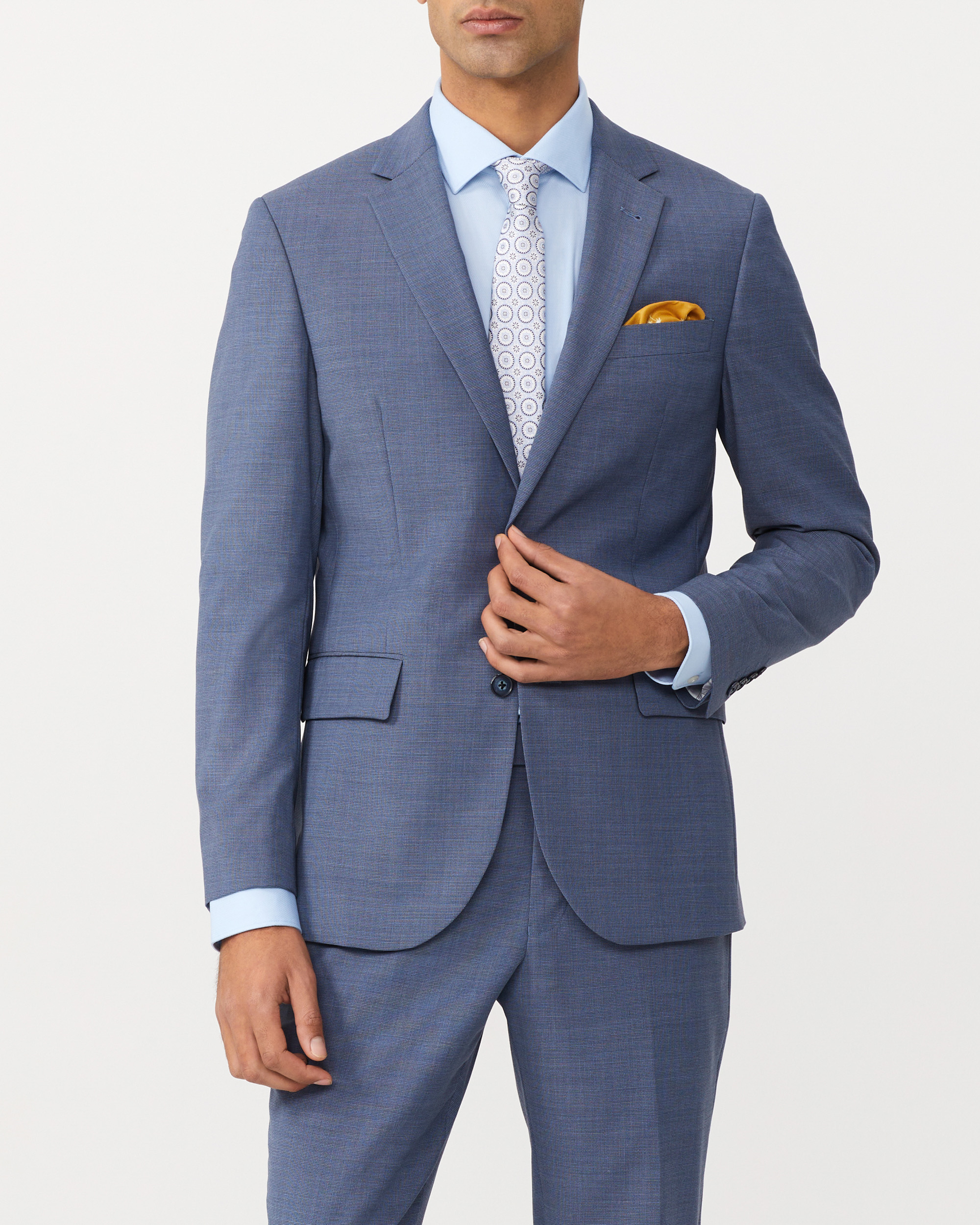 Wool Blend Puppytooth Suit Jacket l Suits l Van Heusen