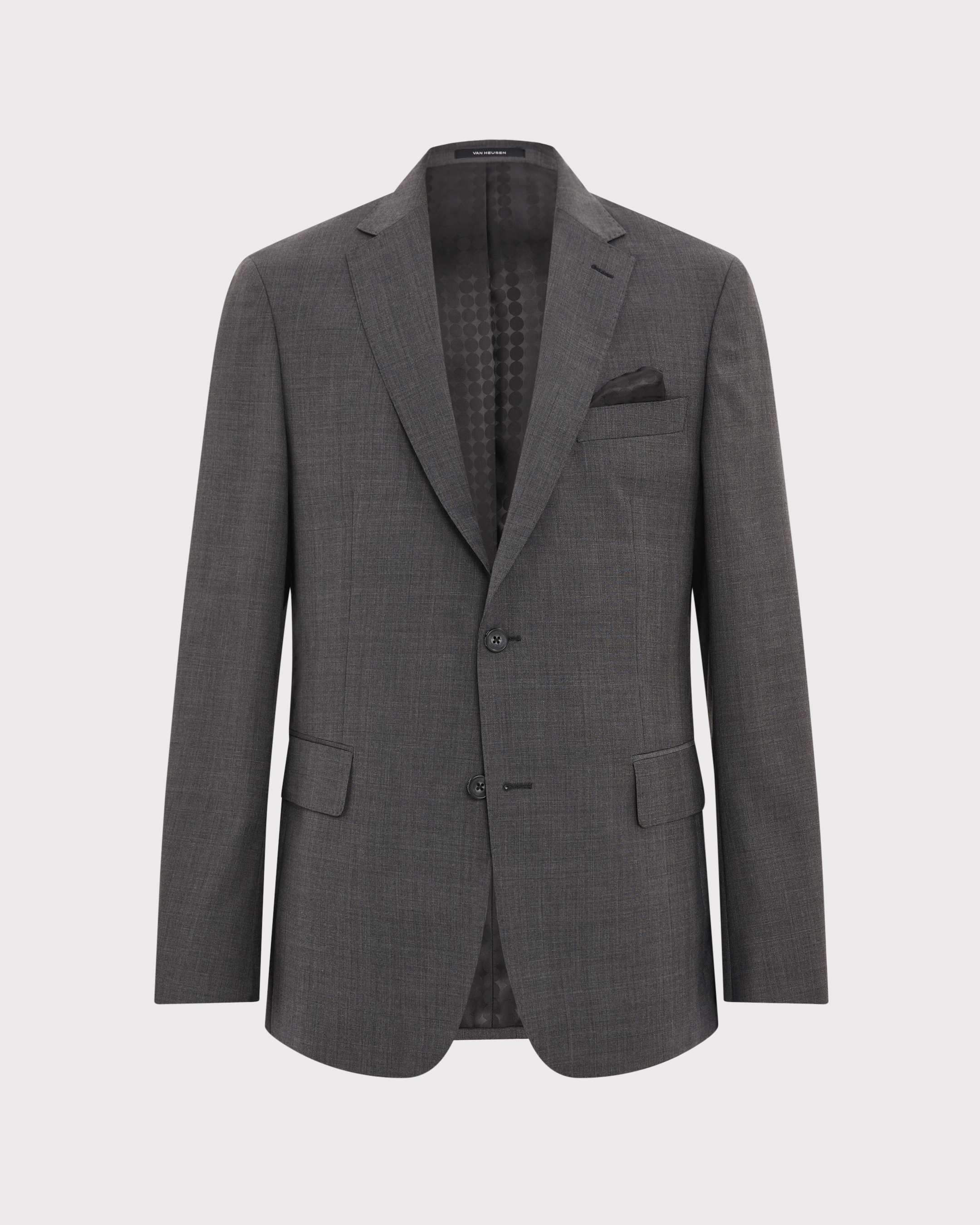 Wool Blend Glen Check Suit Jacket
