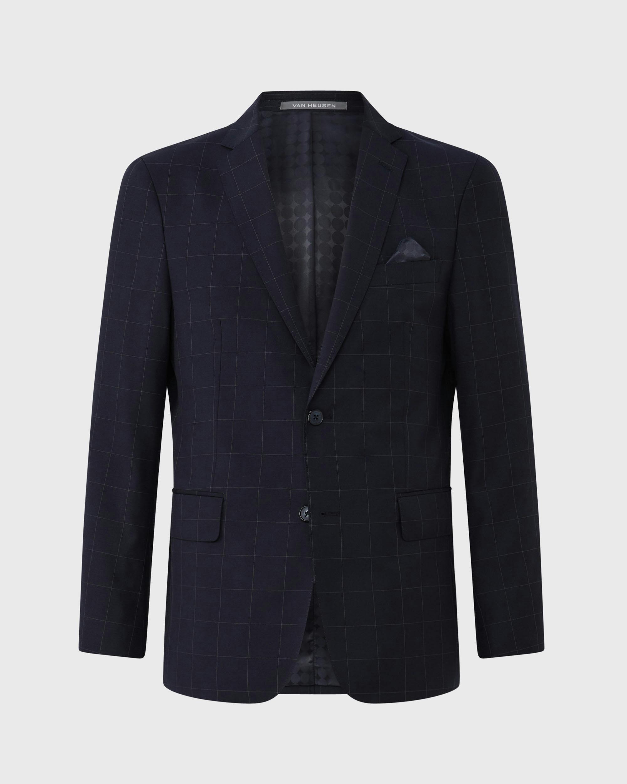 Wool Blend Check Suit Jacket I Suits I Van Heusen