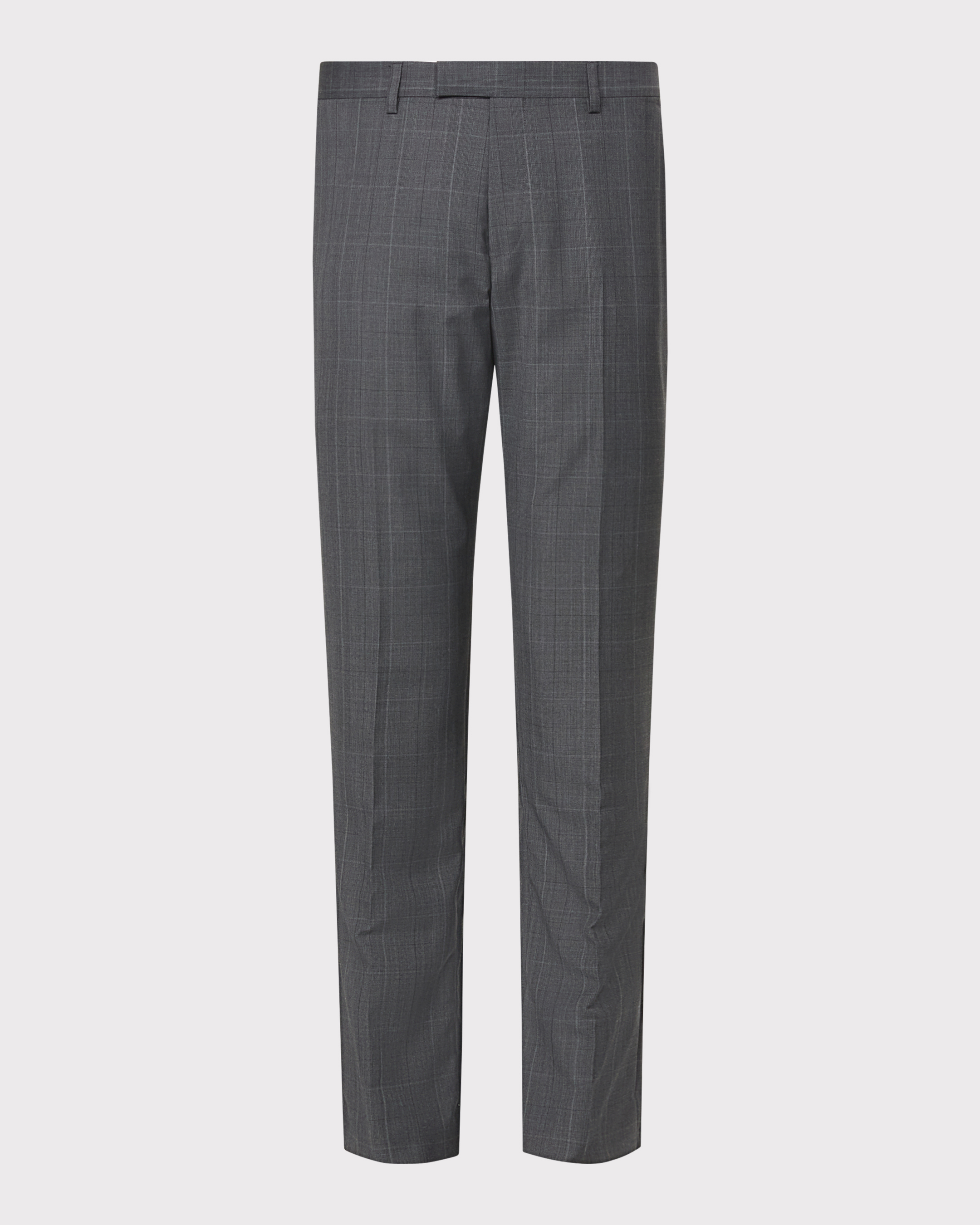 Wool Check Suit Pant