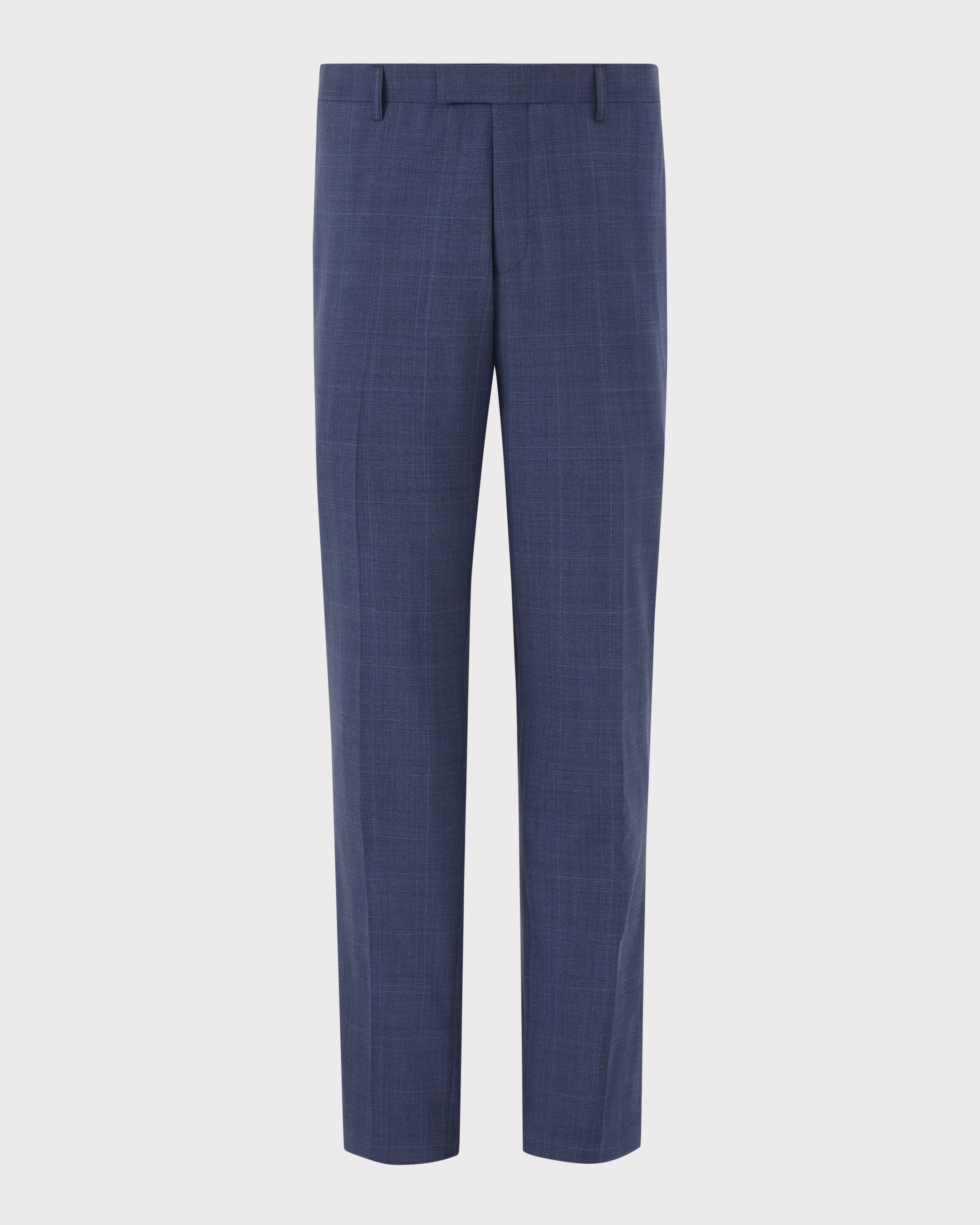 Wool Blend Glen Check Suit Pant