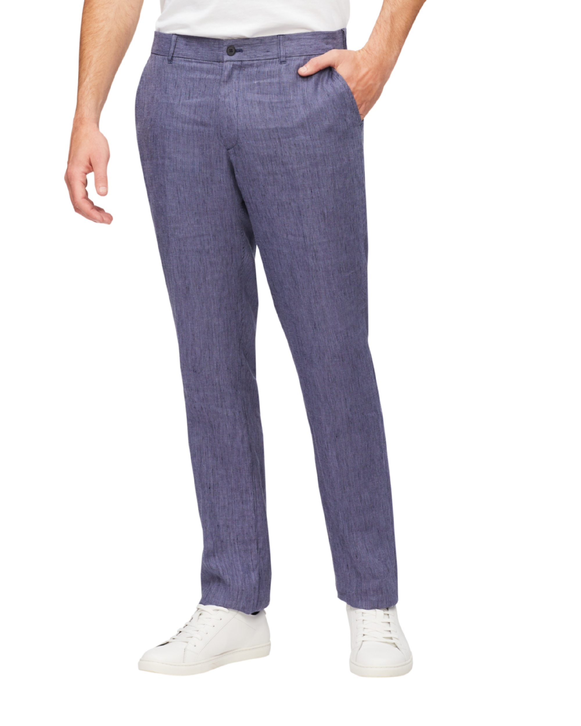 Pinstripe Linen Suit Pant Suits Van Heusen