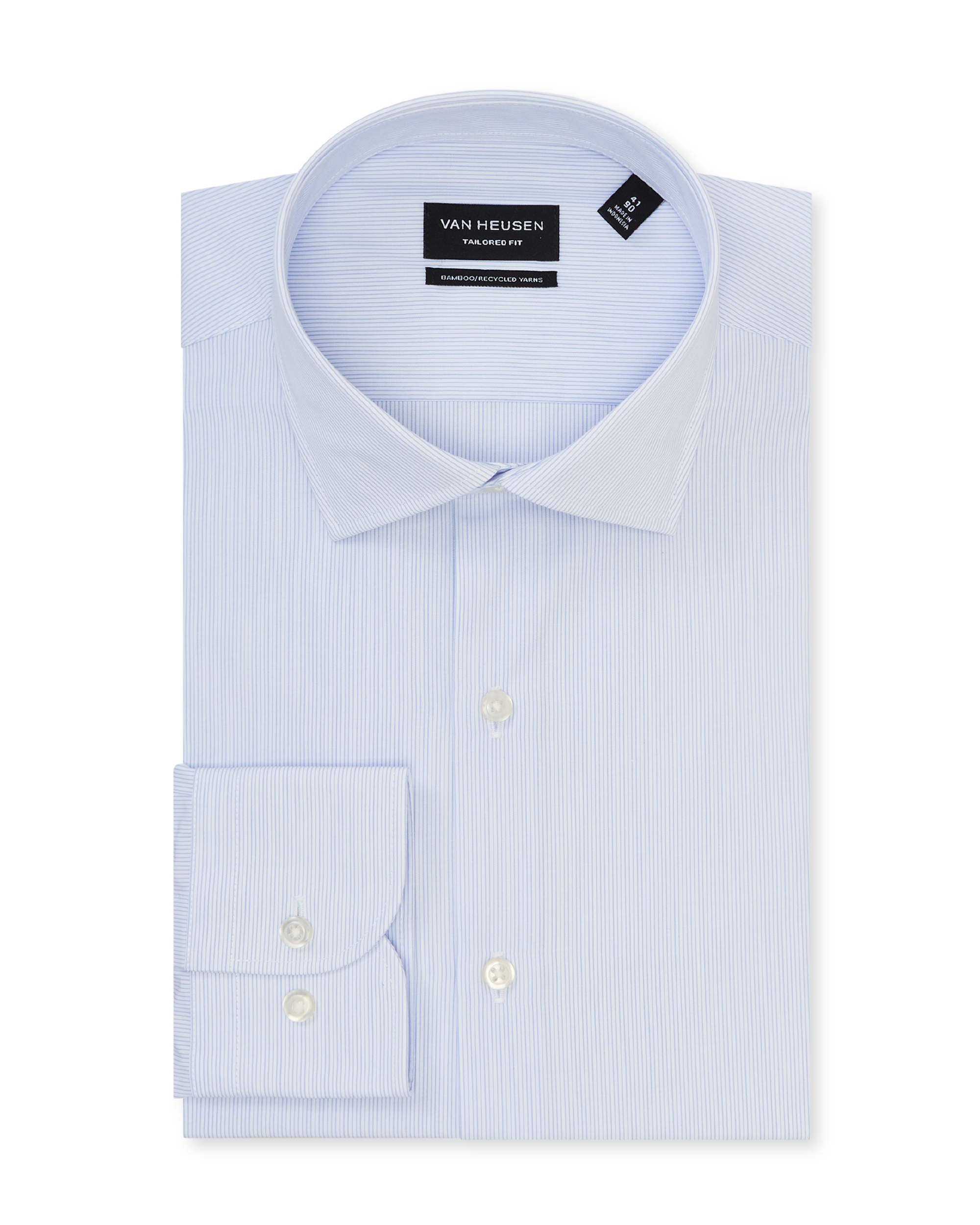 Textured Wash N Wear Shirt Shirts Van Heusen