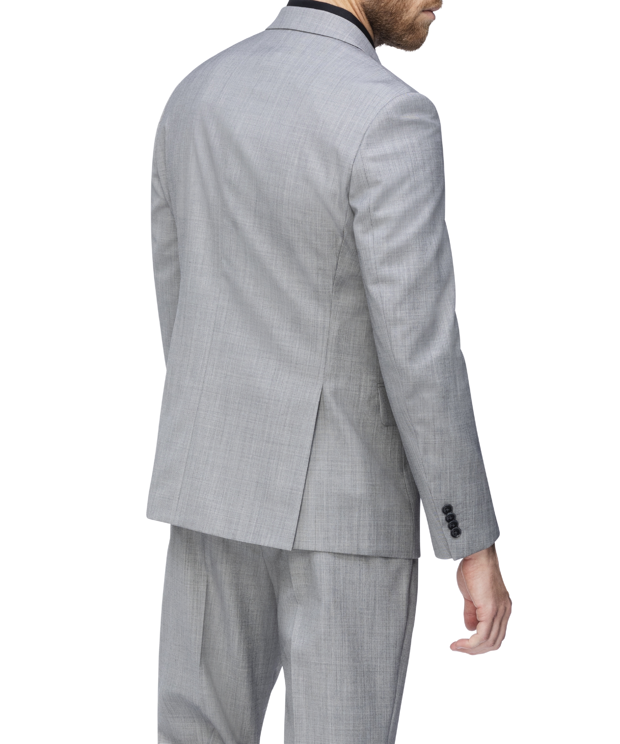 Euro Suit Jacket Light Grey Suits Van Heusen