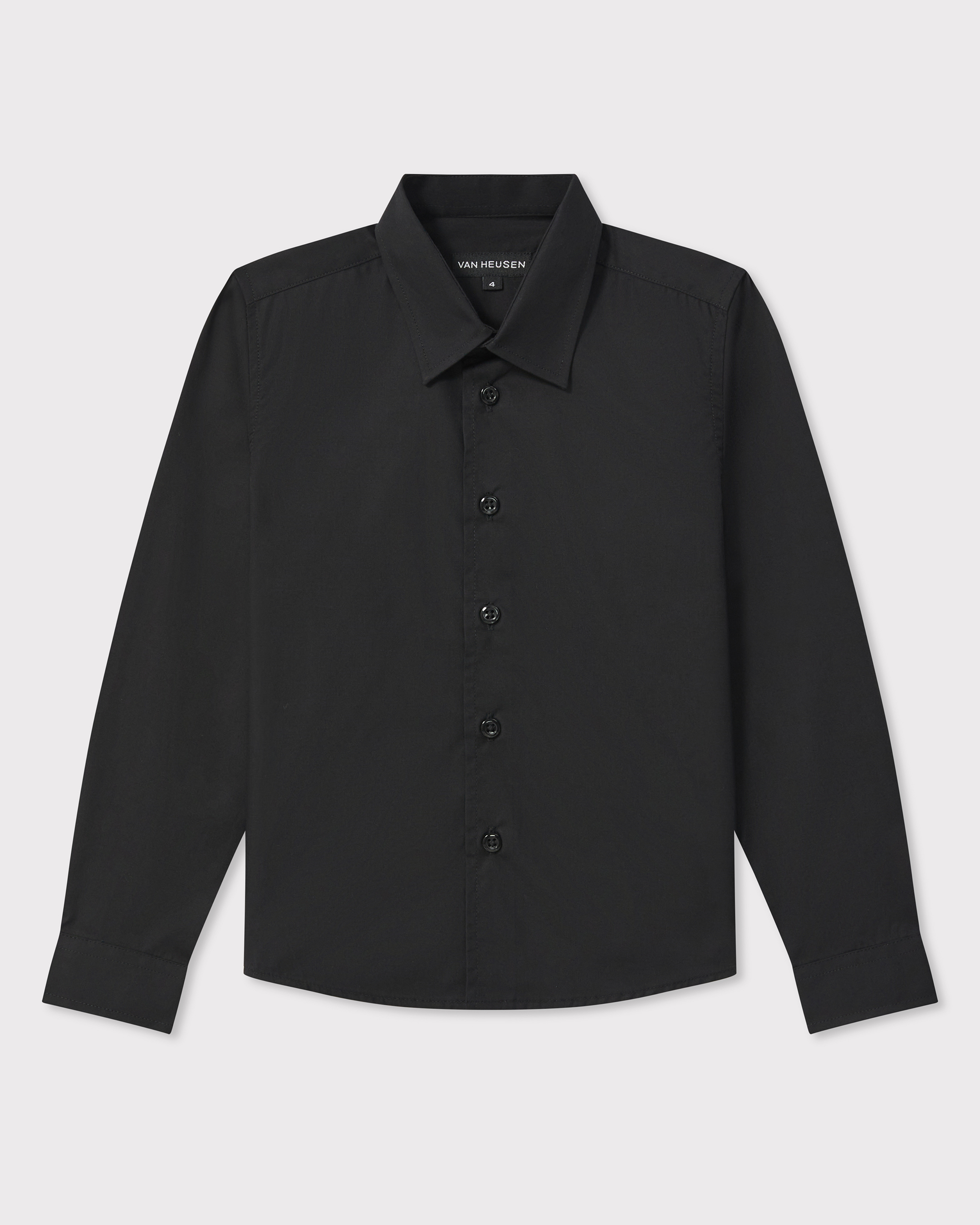 Boys Plain Poplin Shirt