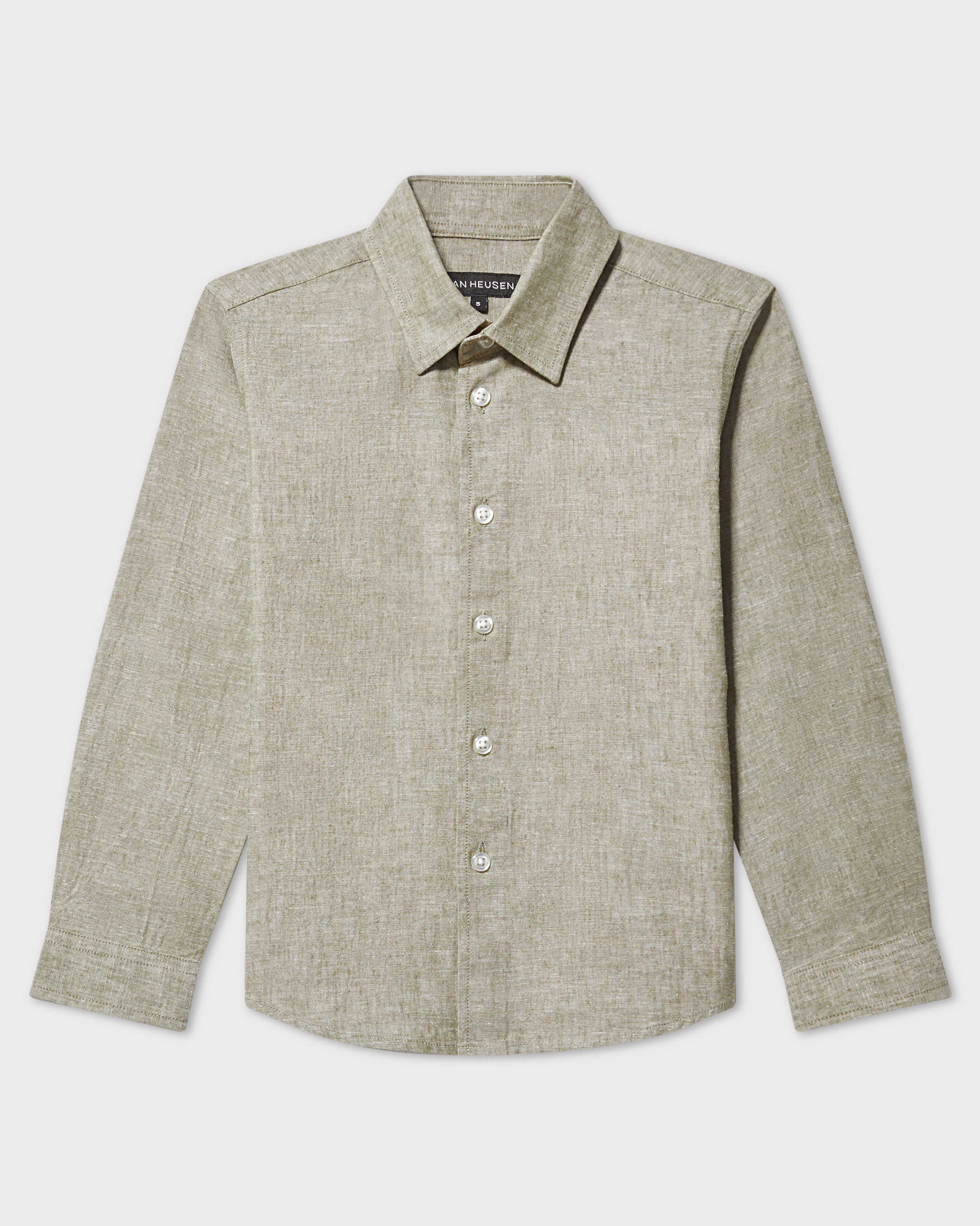 Boys Linen Blend Shirt