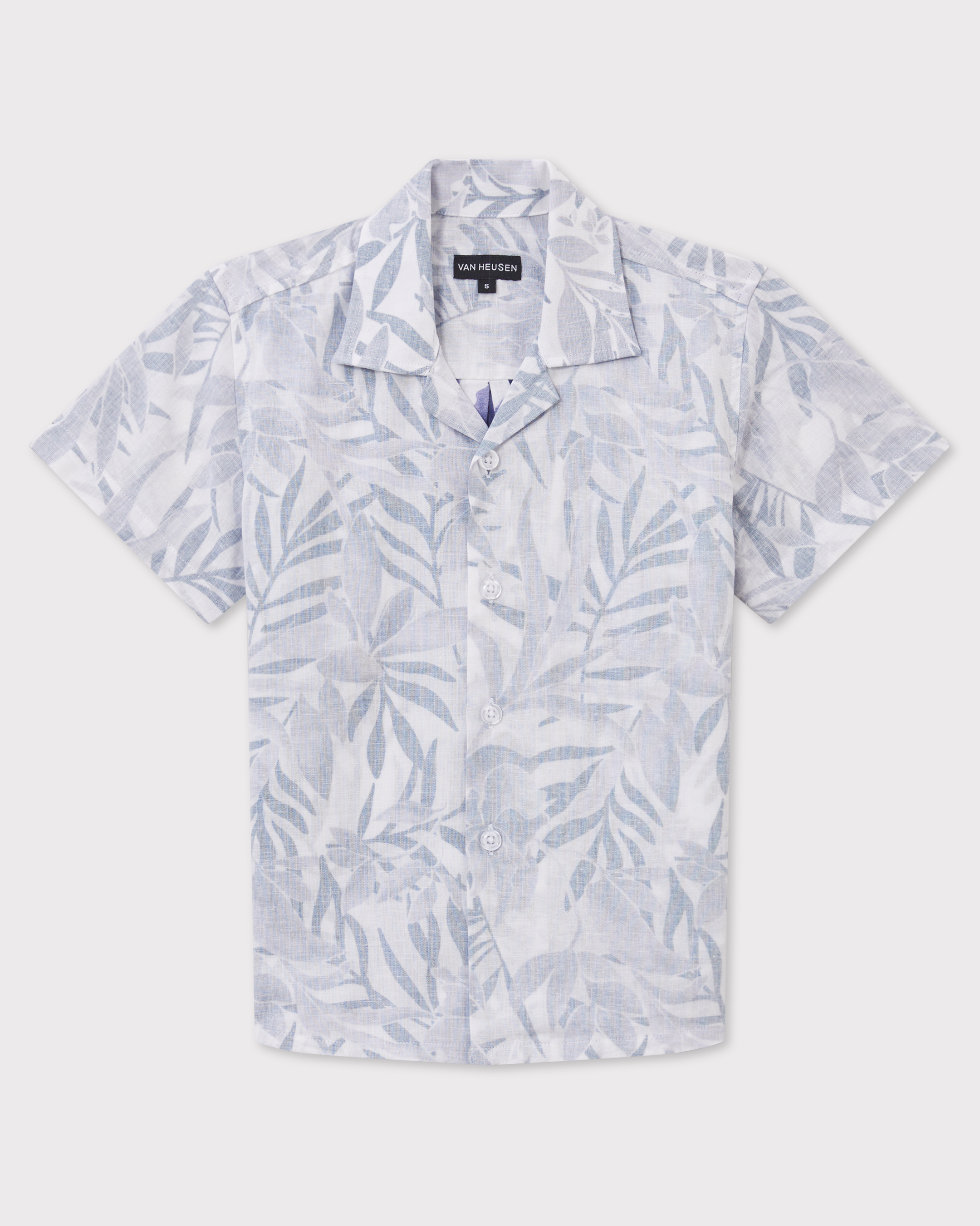 Boys Cuban Floral Shirt