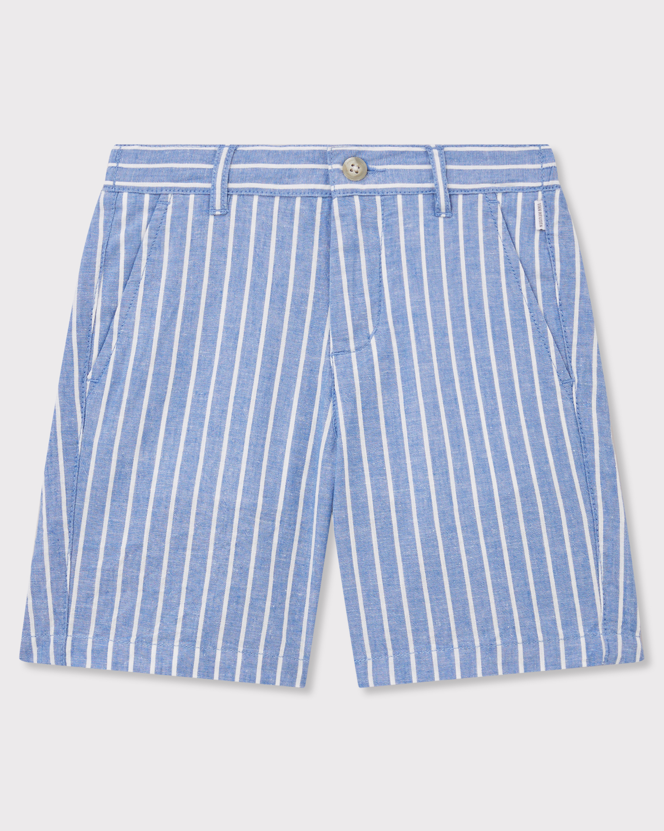 Boys Slub Stripe Shorts