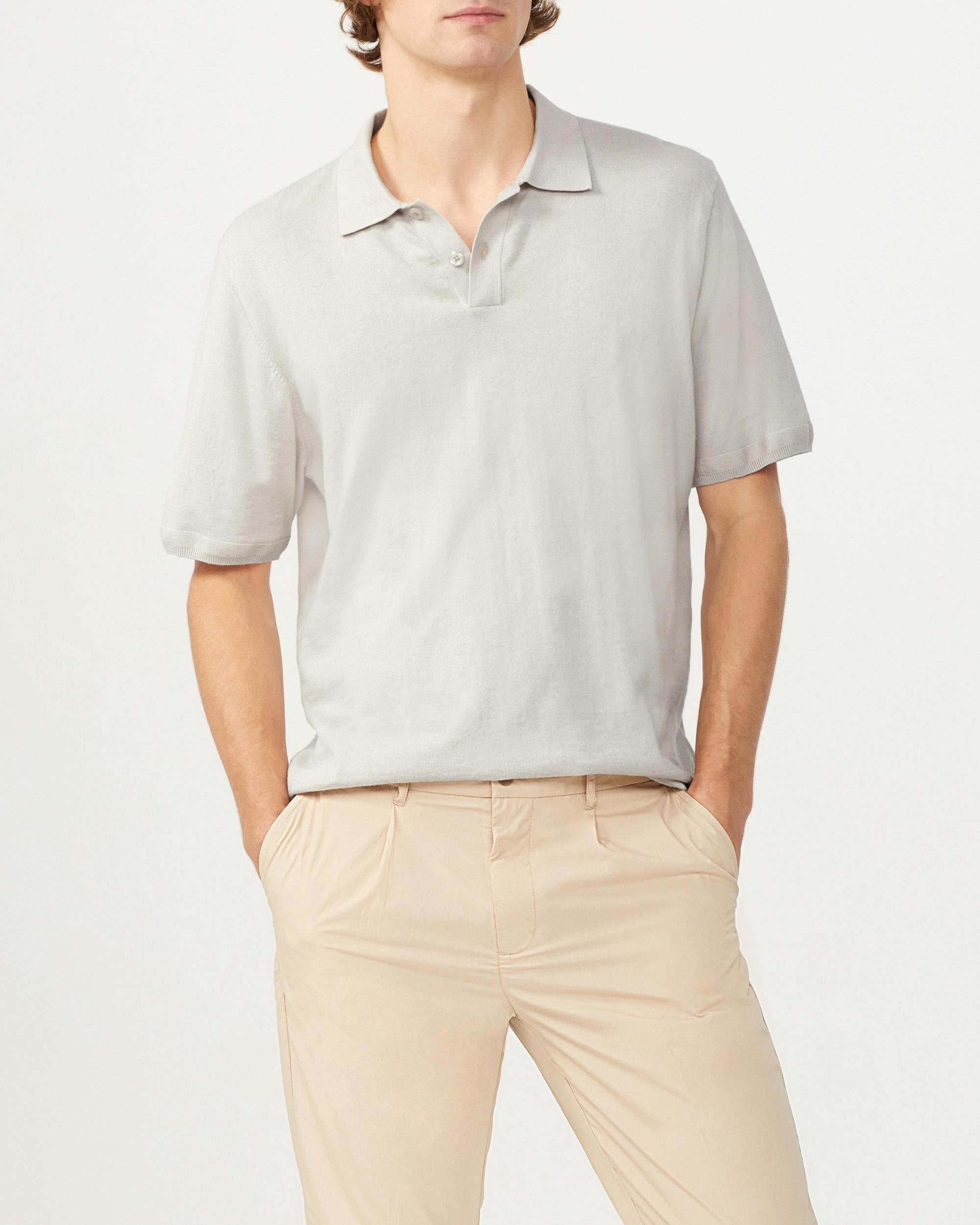 Silk Blend Polo I Men's Casualwear I Van Heusen