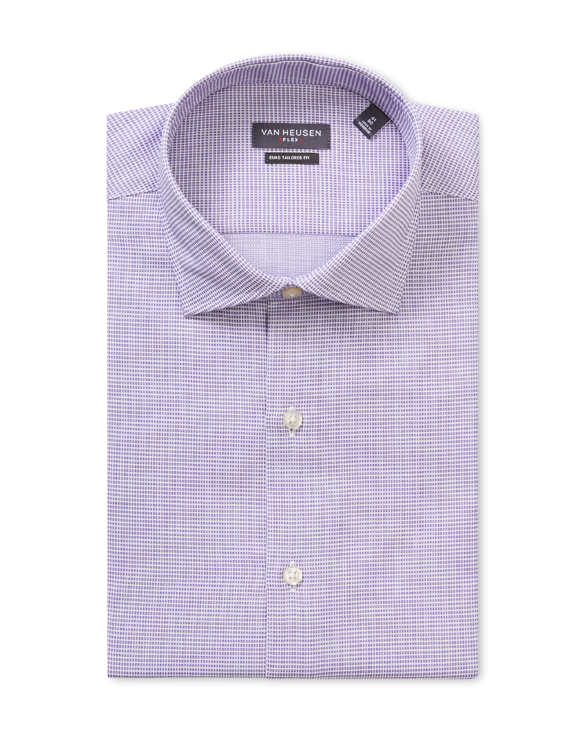 Euro Tailored Purple Print | Shirts 