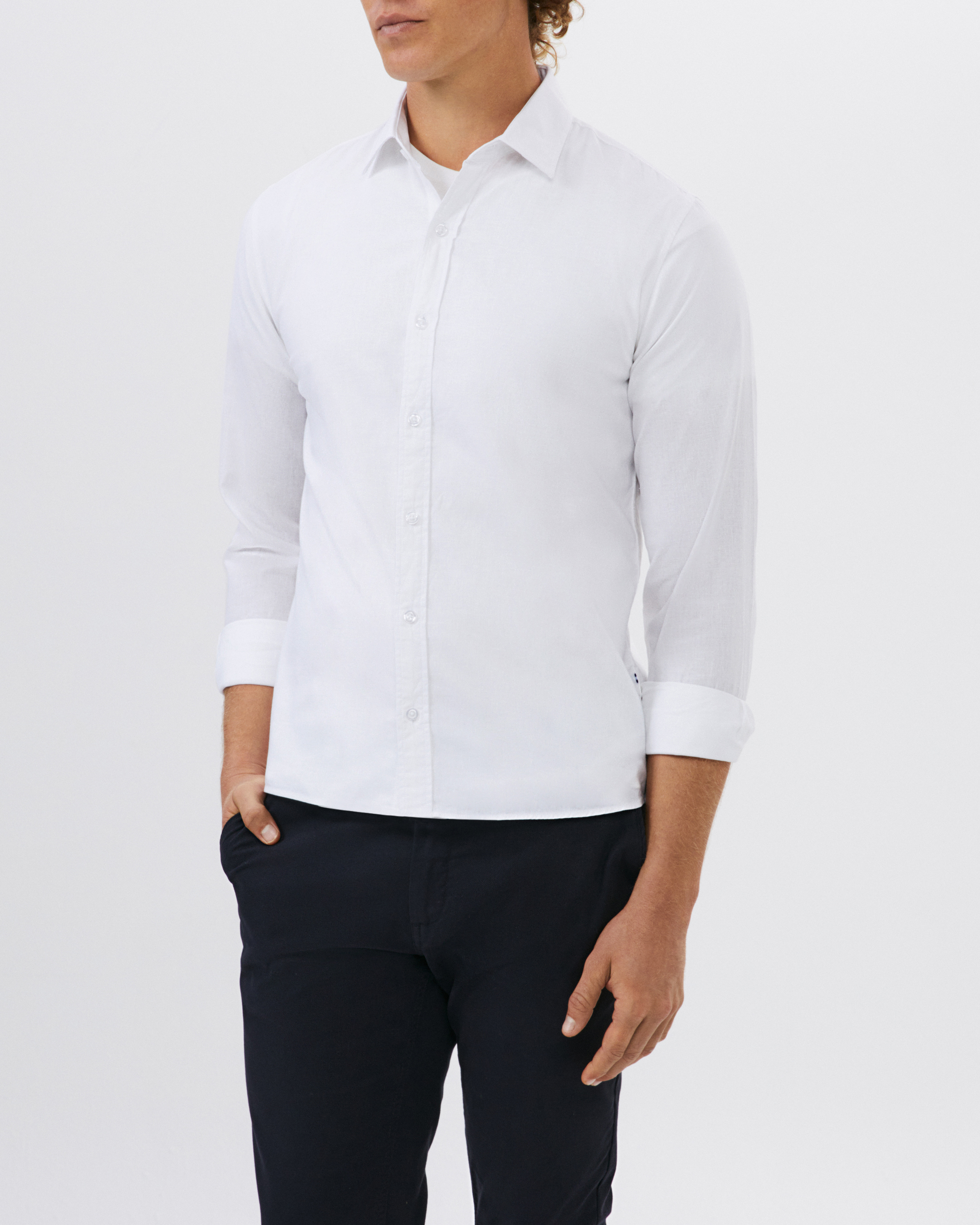 Linen Cotton Blend Shirt