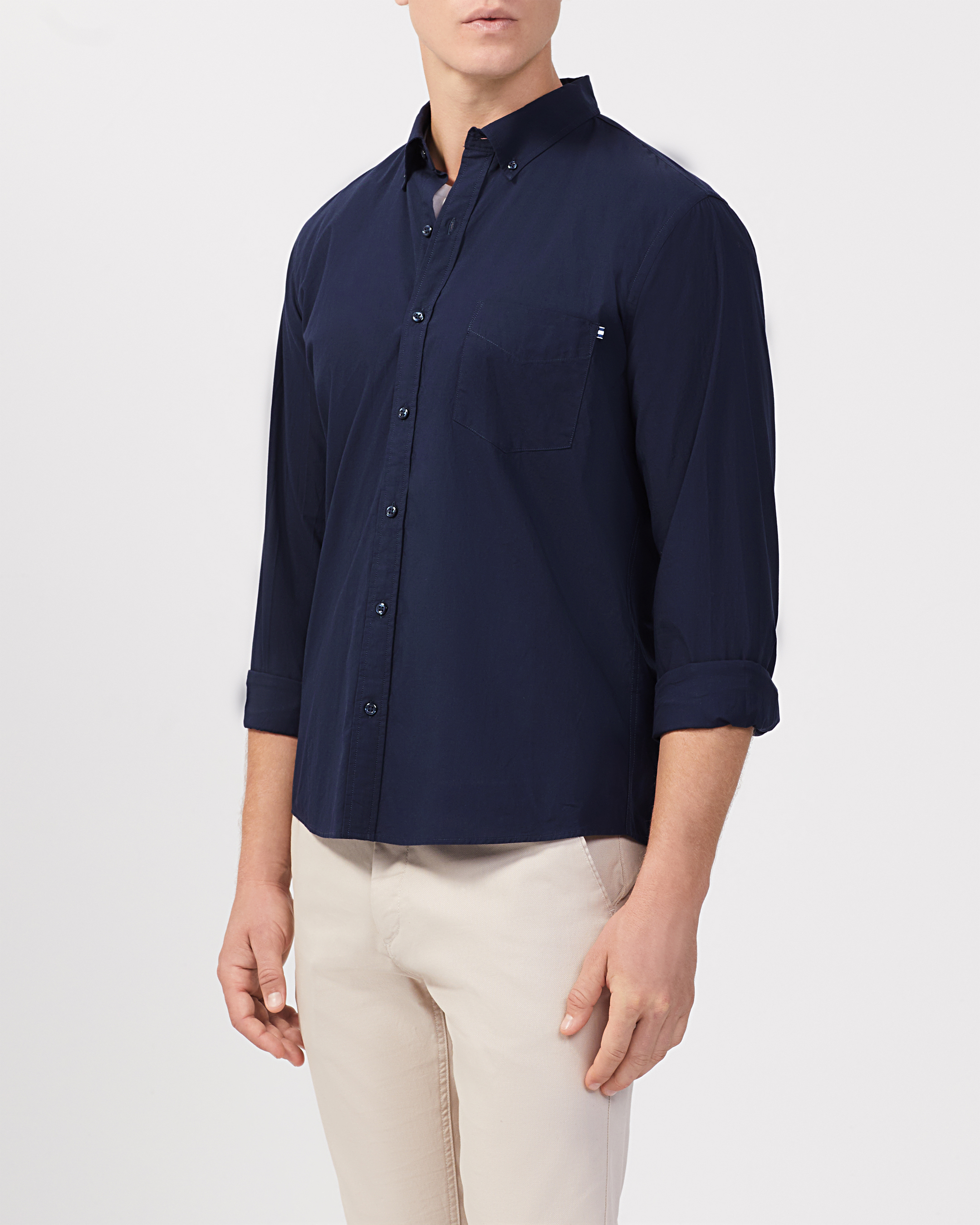 Washed Poplin Casual Shirt