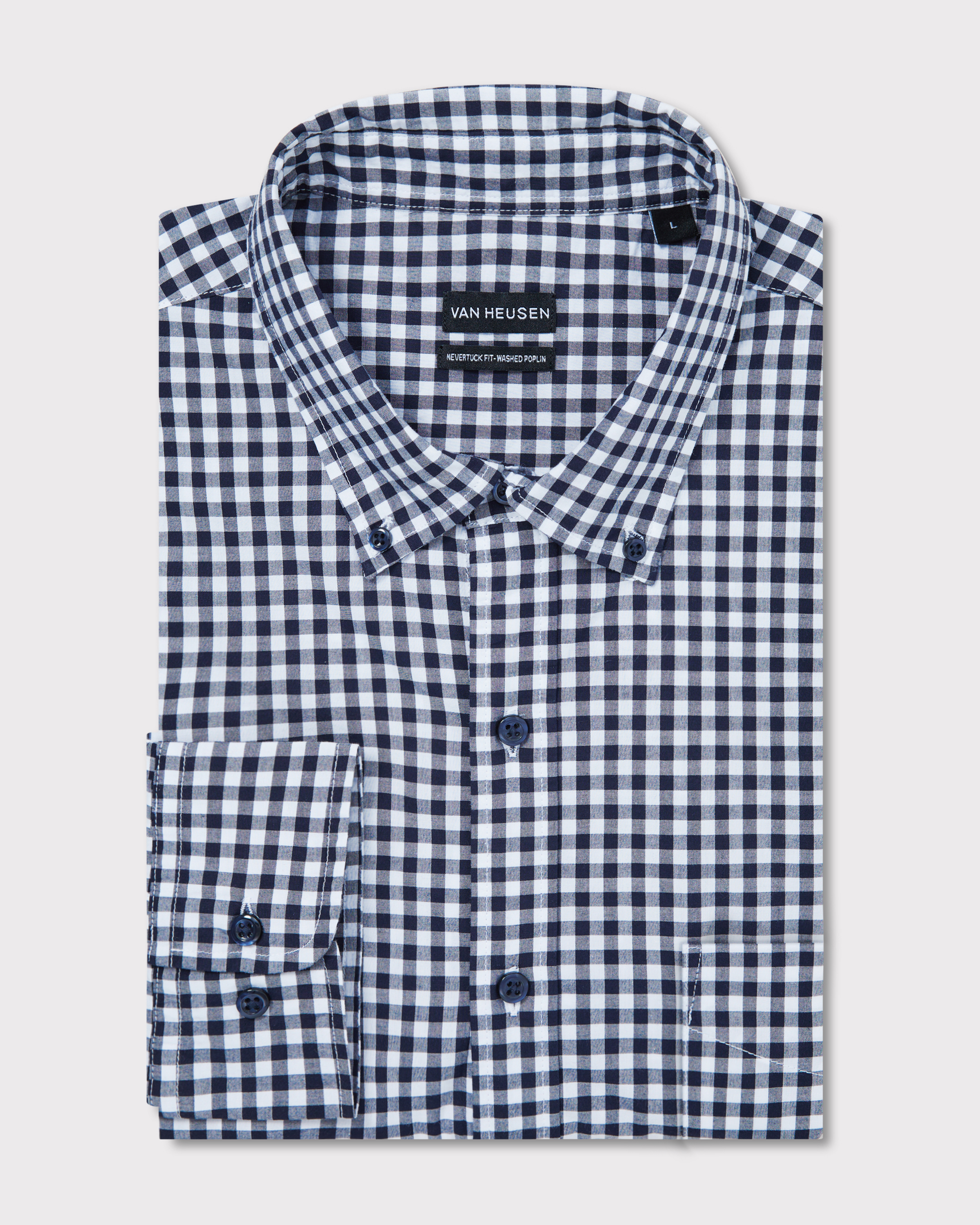 Washed Poplin Casual Shirt