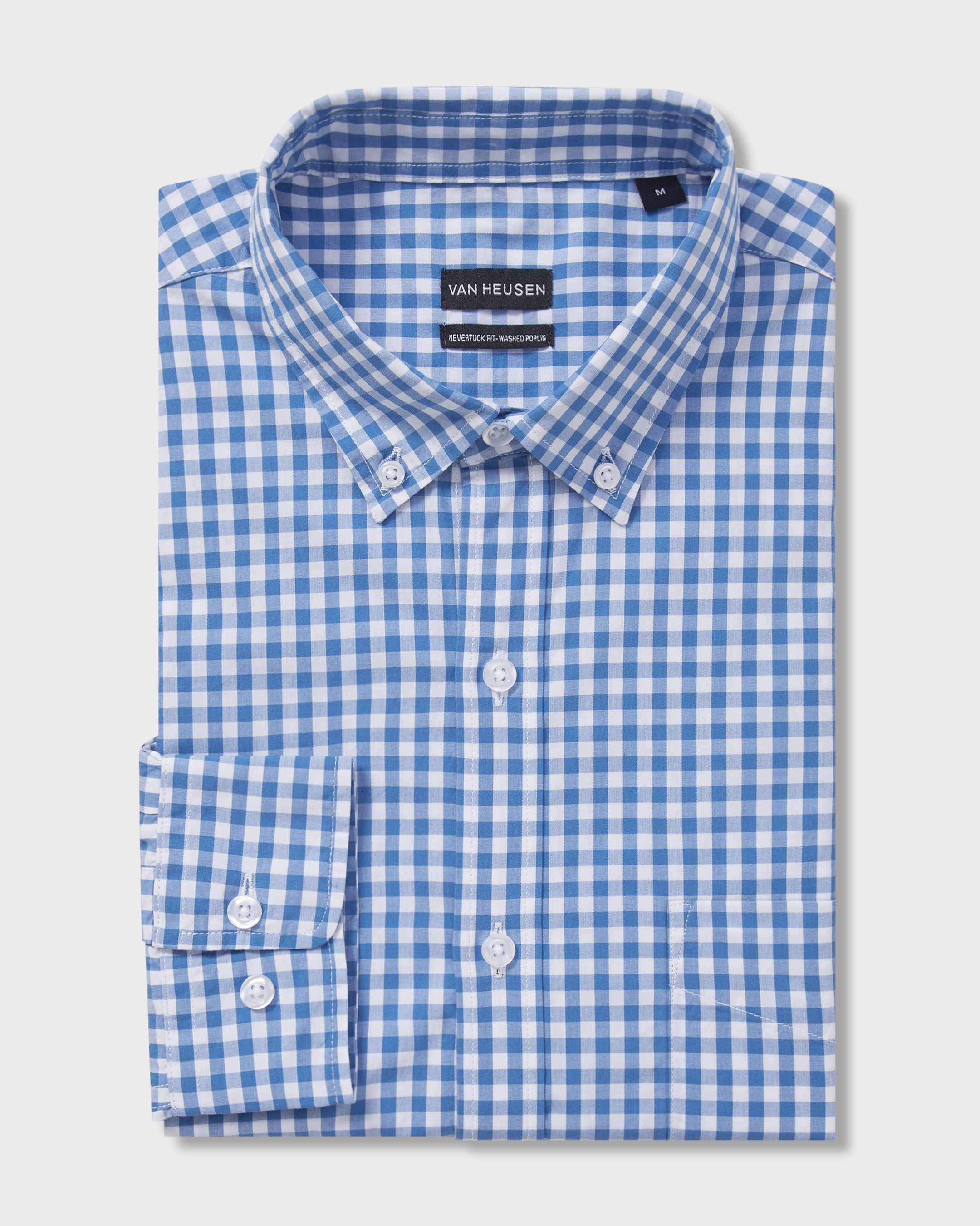 Washed Poplin Casual Shirt