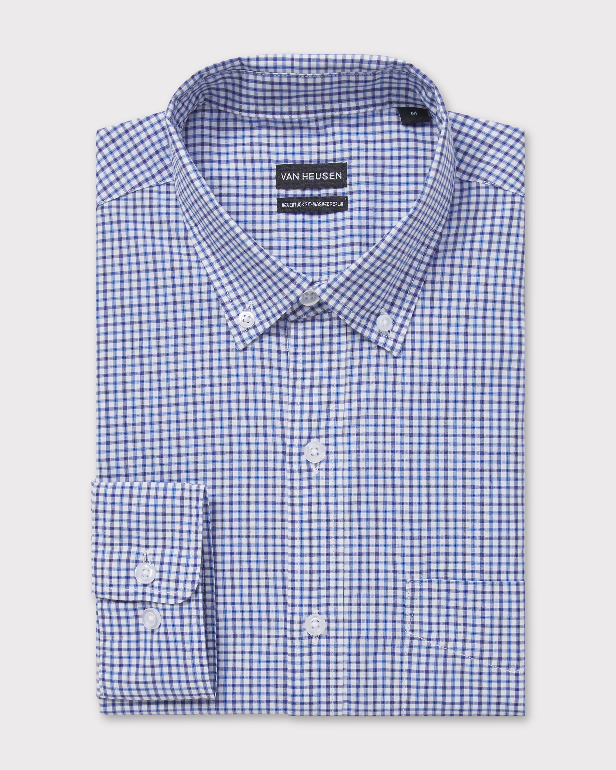 Washed Poplin Casual Shirt