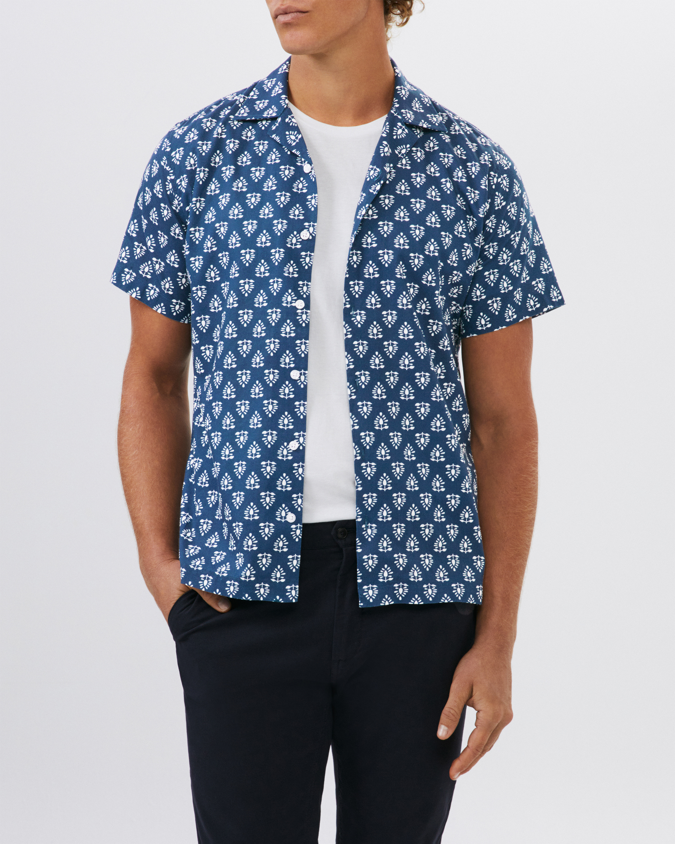 Linen Cotton Blend Shirt