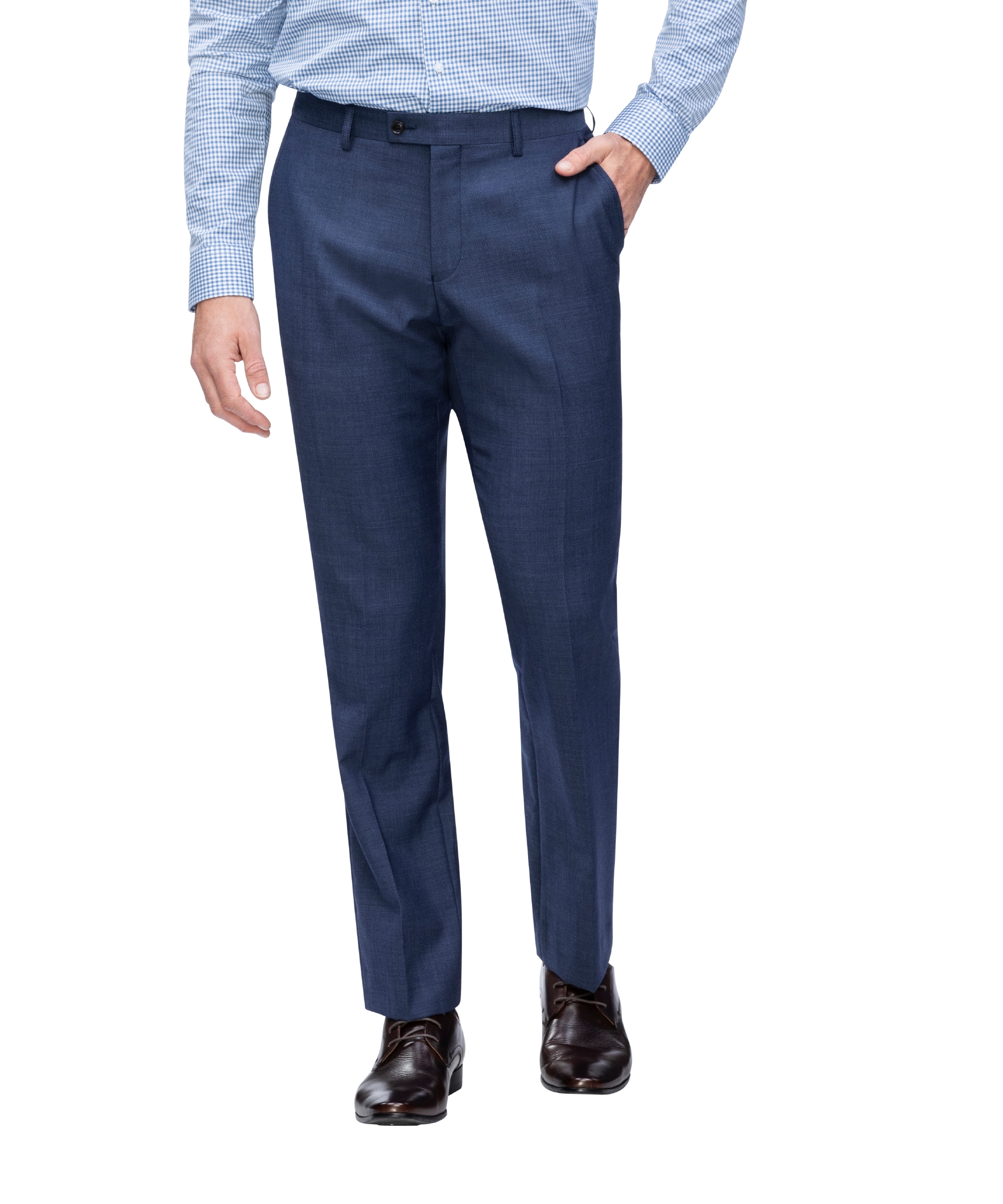 van heusen bright navy suit